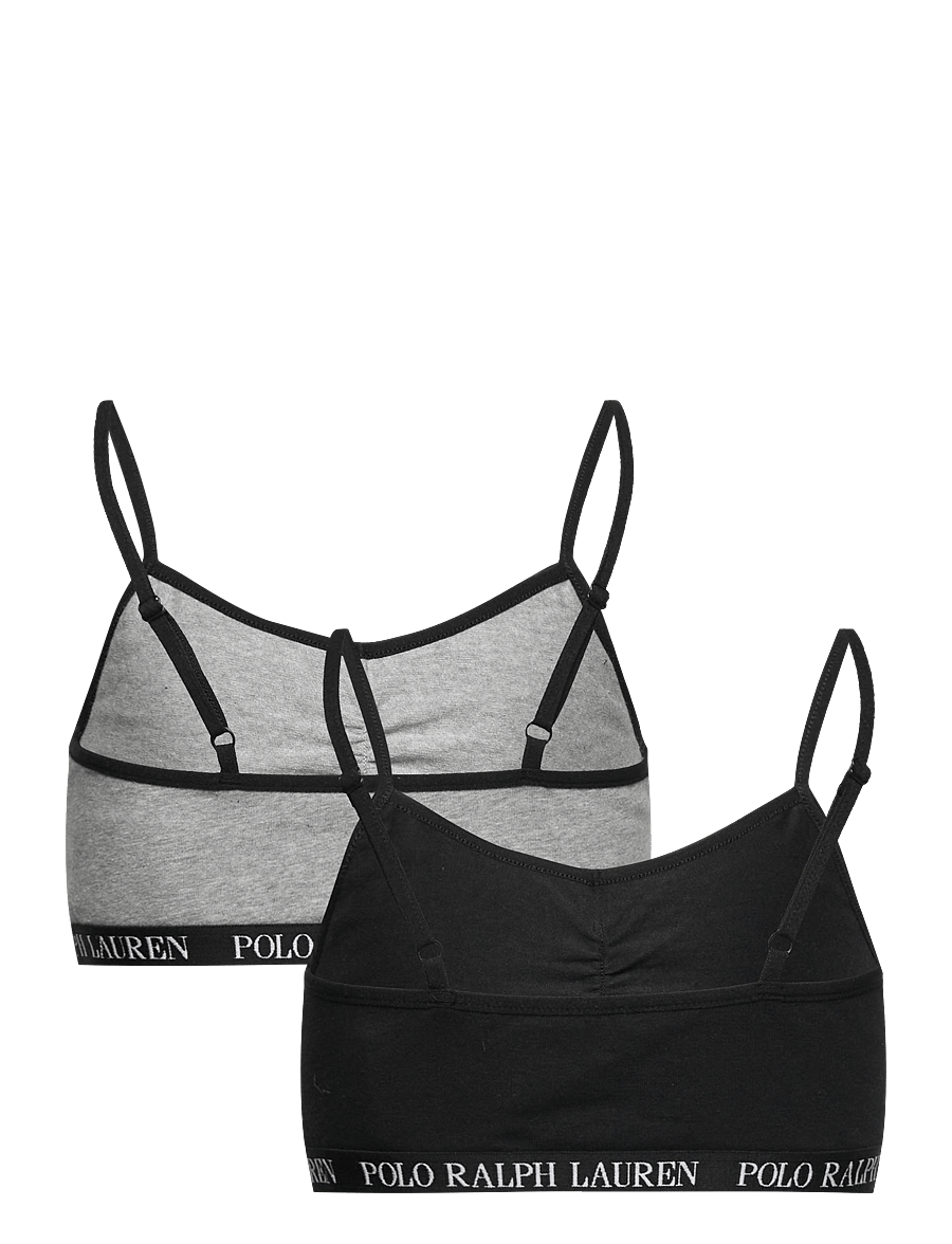 Ralph Lauren Kids - 2T-2PK BRALETTES - toppar - polo black - 1