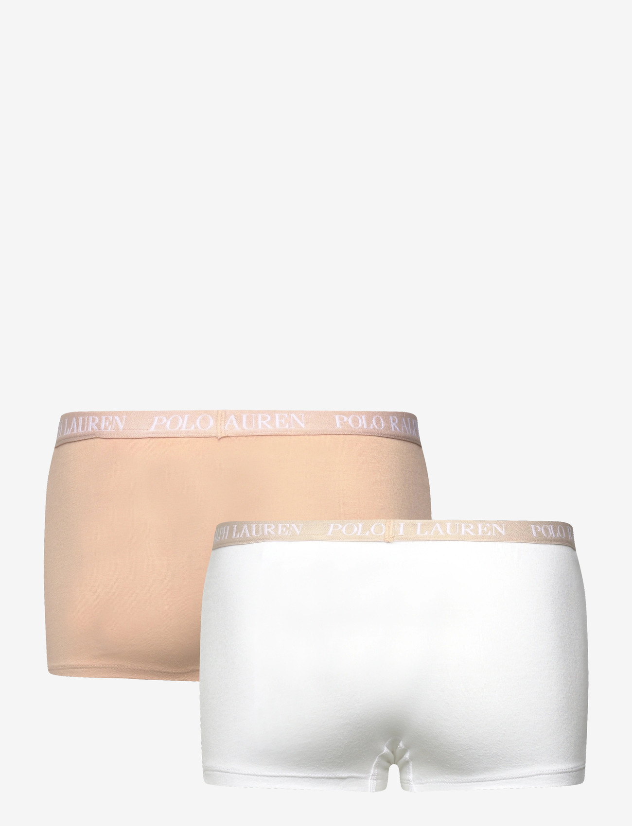 Ralph Lauren Kids - RLHG PRL SOLID 2PK BOYSHORT - kelnaitės - light cream - 1