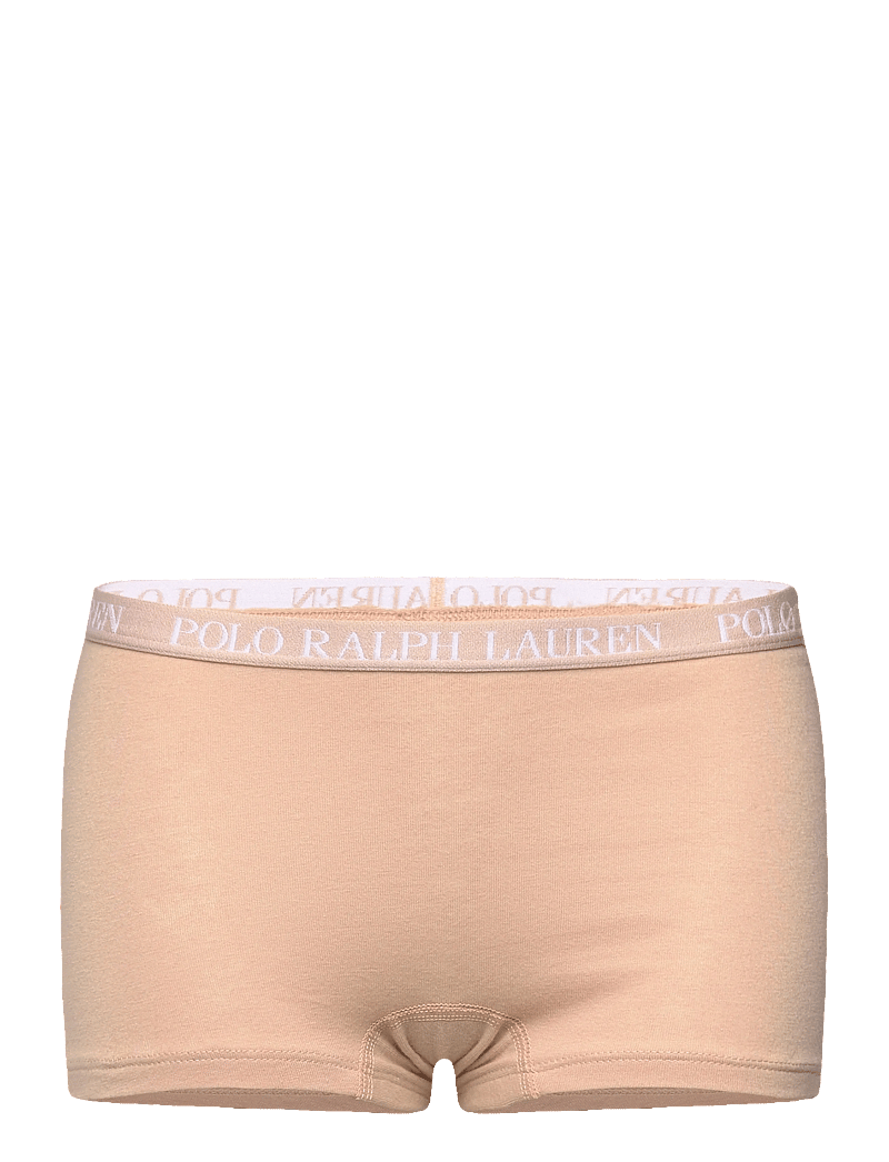 Ralph Lauren Kids - RLHG PRL SOLID 2PK BOYSHORT - kelnaitės - light cream - 2
