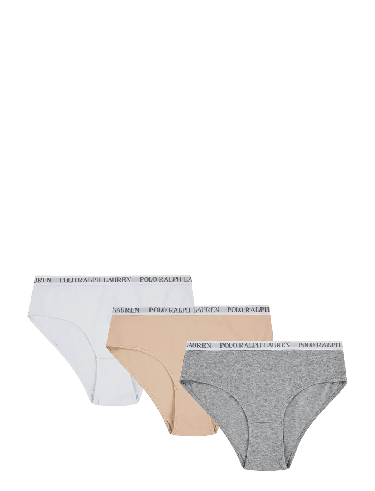 Ralph Lauren Kids RLHG PRL SOLID 3PK BIKINI - Kleidung - LIGHT CREAM / grey
