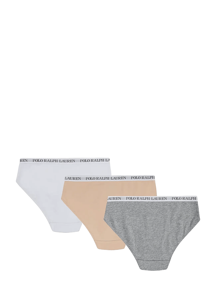 Ralph Lauren Kids - RLHG PRL SOLID 3PK BIKINI - panties - light cream - 1