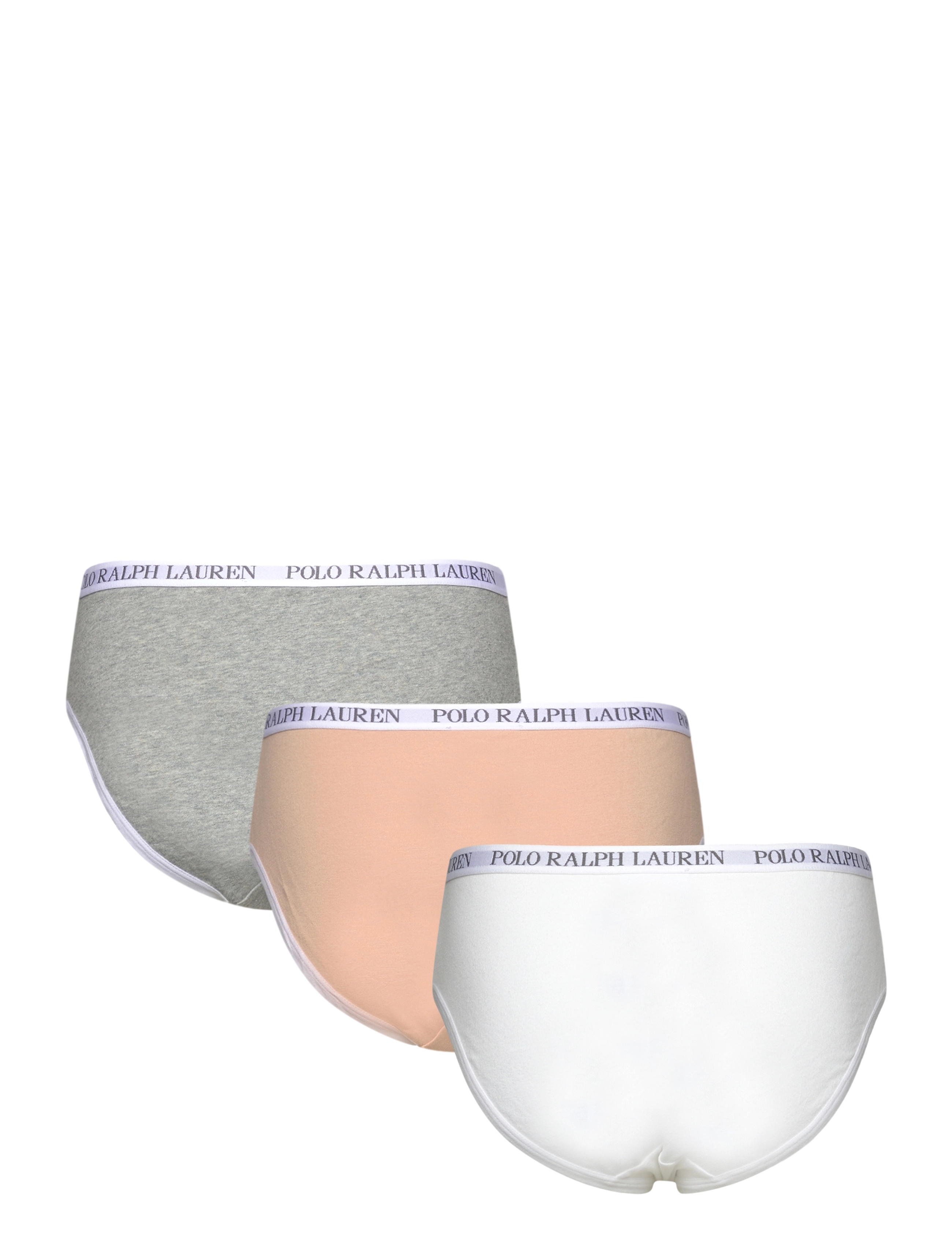 Ralph Lauren Kids - RLHG PRL SOLID 3PK BIKINI - slips - light cream - 1