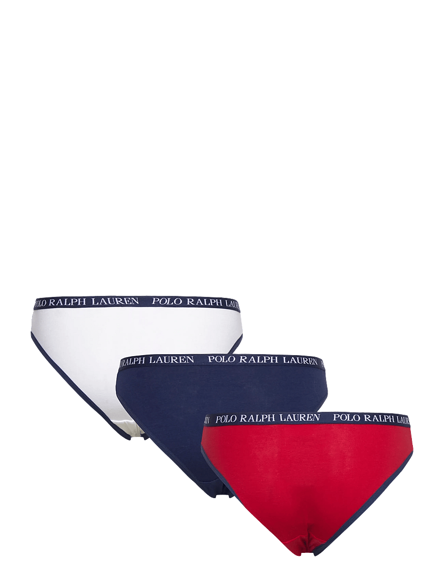 Ralph Lauren Kids - RLHG PRL SOLID 3PK BIKINI - slips - newport navy - 1
