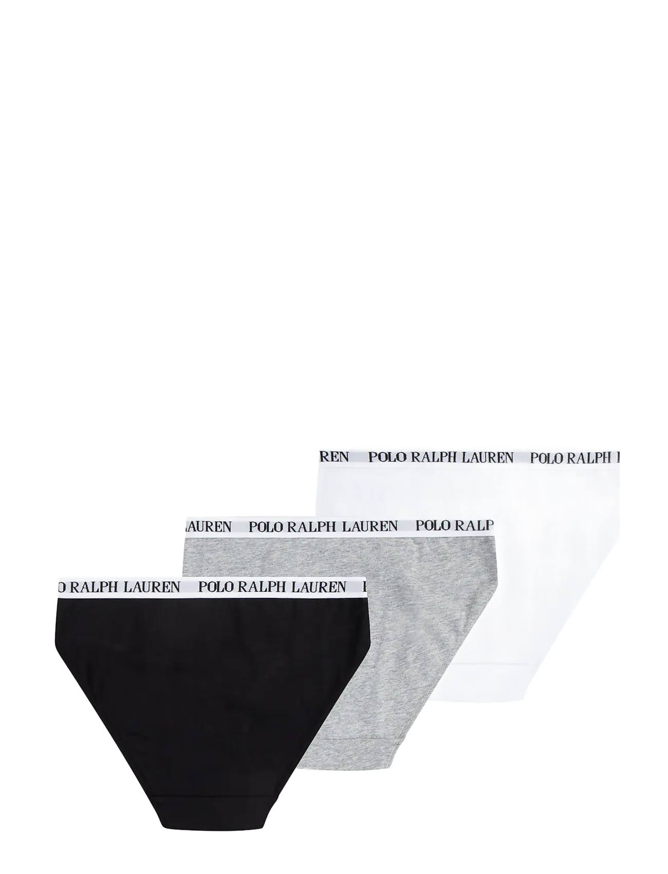 Ralph Lauren Kids - RLHG PRL SOLID 3PK BIKINI - panties - white/polo black - 1