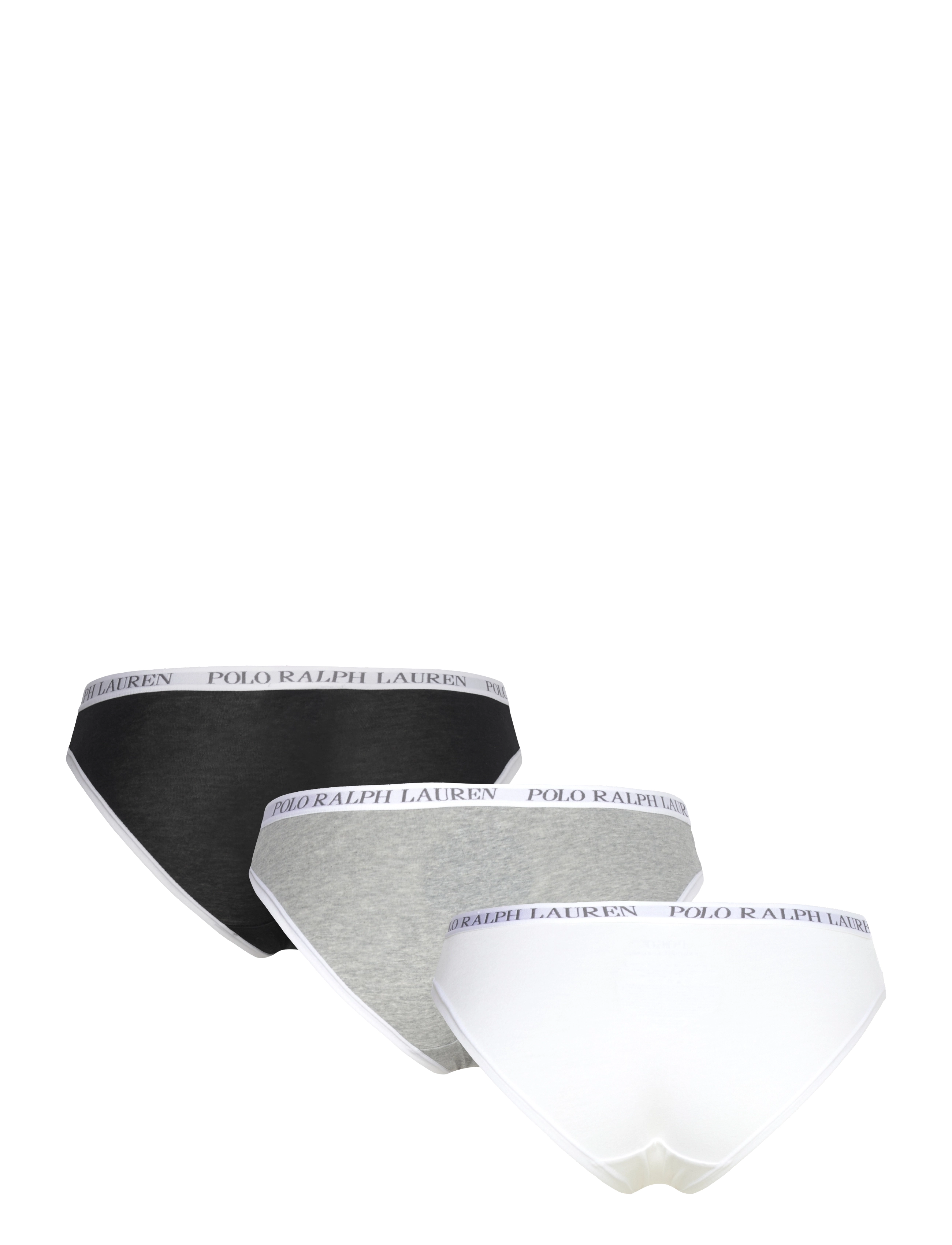 Ralph Lauren Kids - RLHG PRL SOLID 3PK BIKINI - panties - white/polo black - 2