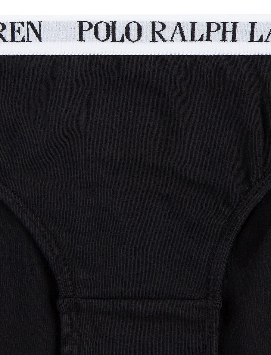 Ralph Lauren Kids - RLHG PRL SOLID 3PK BIKINI - panties - white/polo black - 3