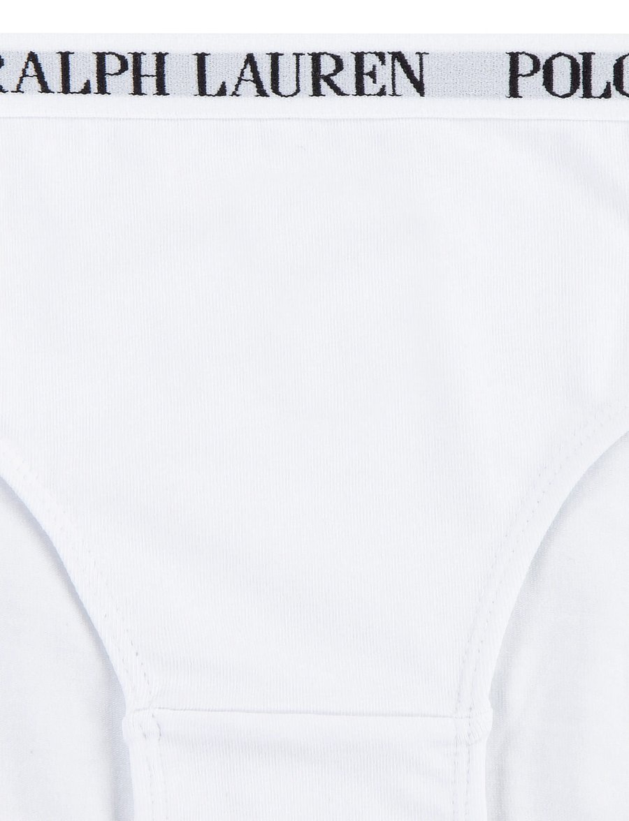 Ralph Lauren Kids - RLHG PRL SOLID 3PK BIKINI - panties - white/polo black - 5