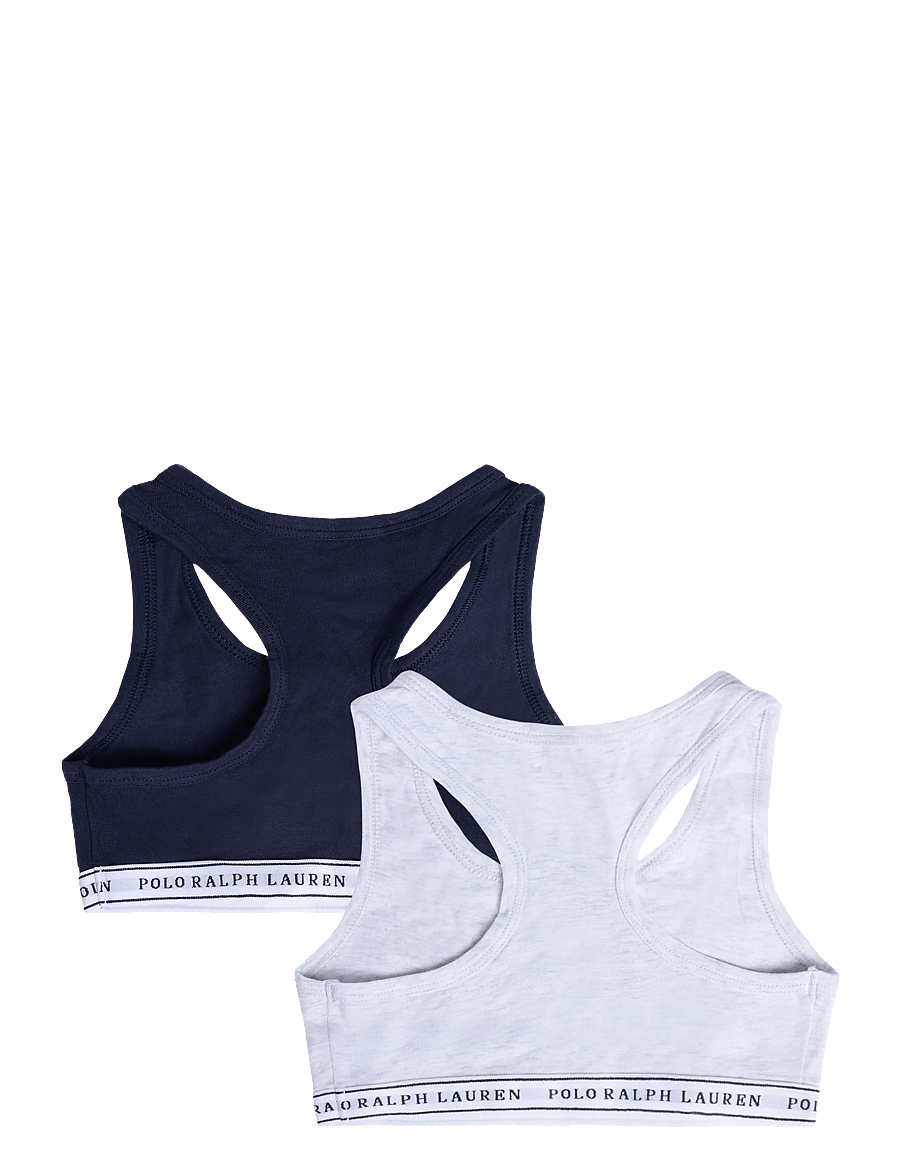 Ralph Lauren Kids - 2T-2PK BRALETTES - toppar - blue - 1