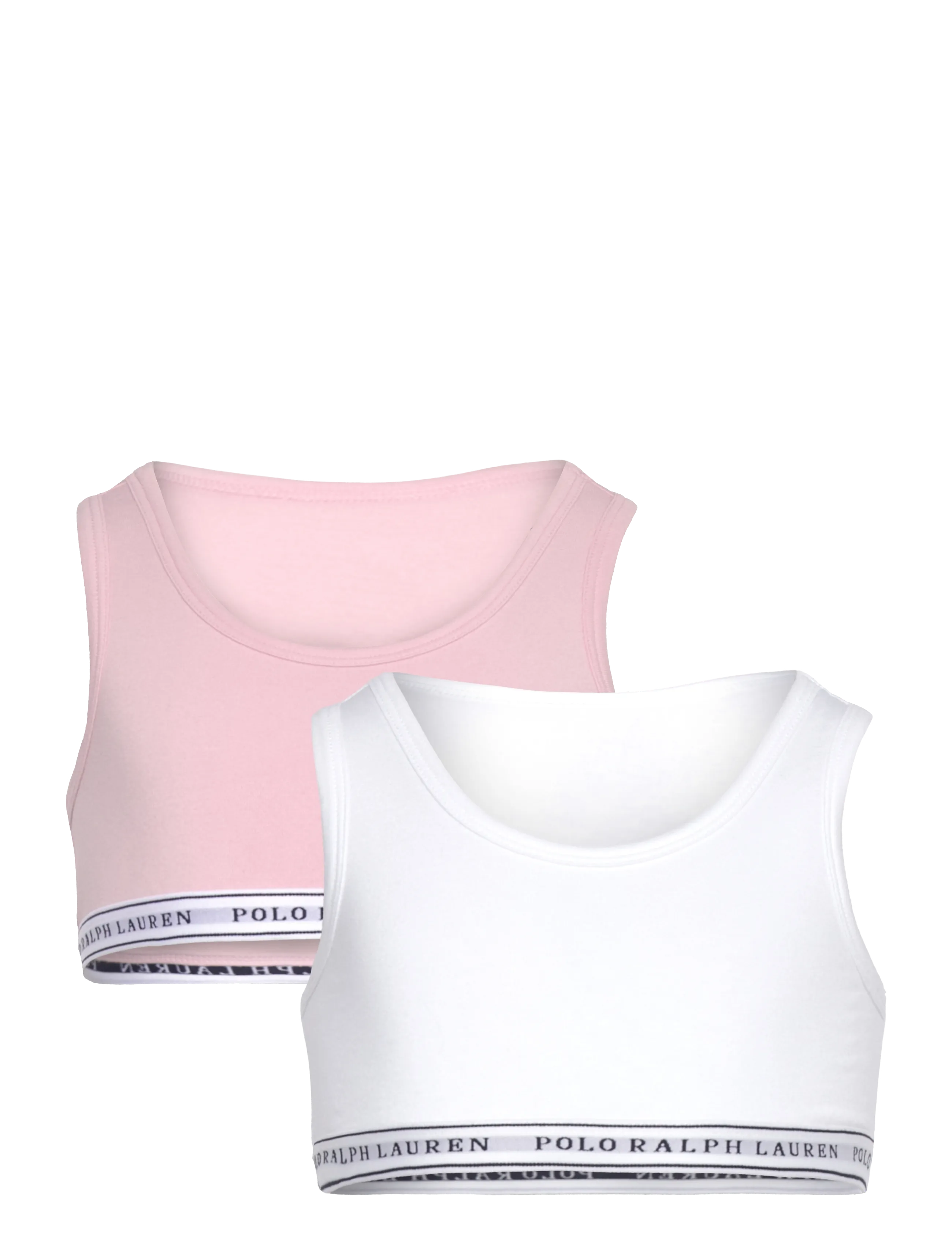 Ralph Lauren Kids 2T-2Pk Bralettes, 122/128 cm, Underwear, Weiß - Oberteile, Kinder