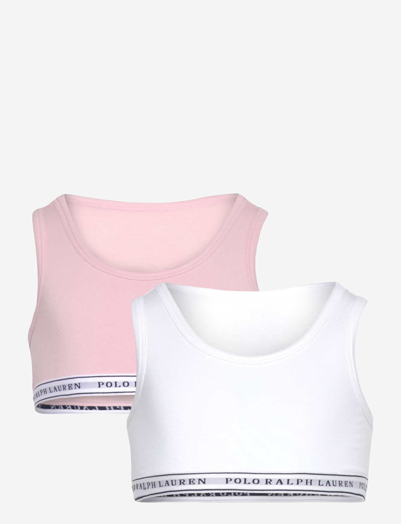 Ralph Lauren Kids - 2T-2PK BRALETTES - oberteile - white - 0