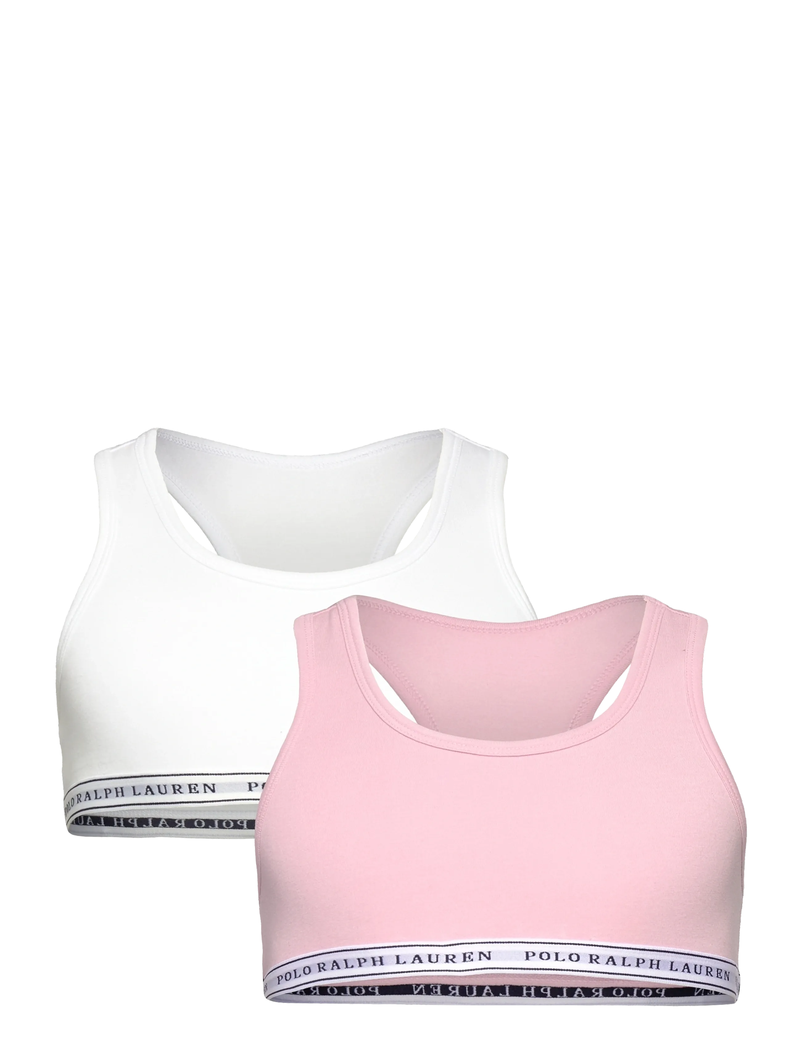 Ralph Lauren Kids 2T-2Pk Bralettes, To-pak Braletter, Hvid, Str: 128/140