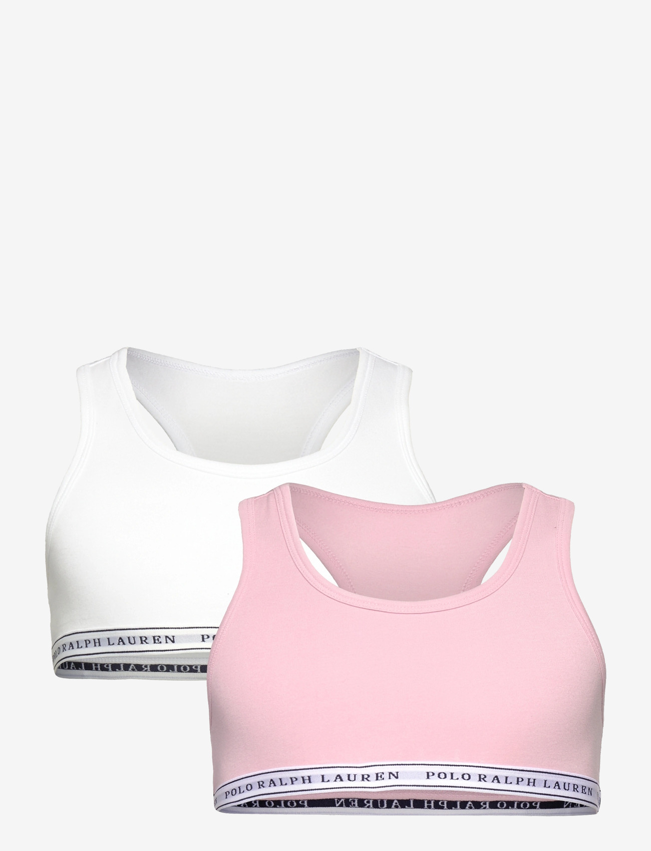 Ralph Lauren Kids - 2T-2PK BRALETTES - alussärgid - white - 0