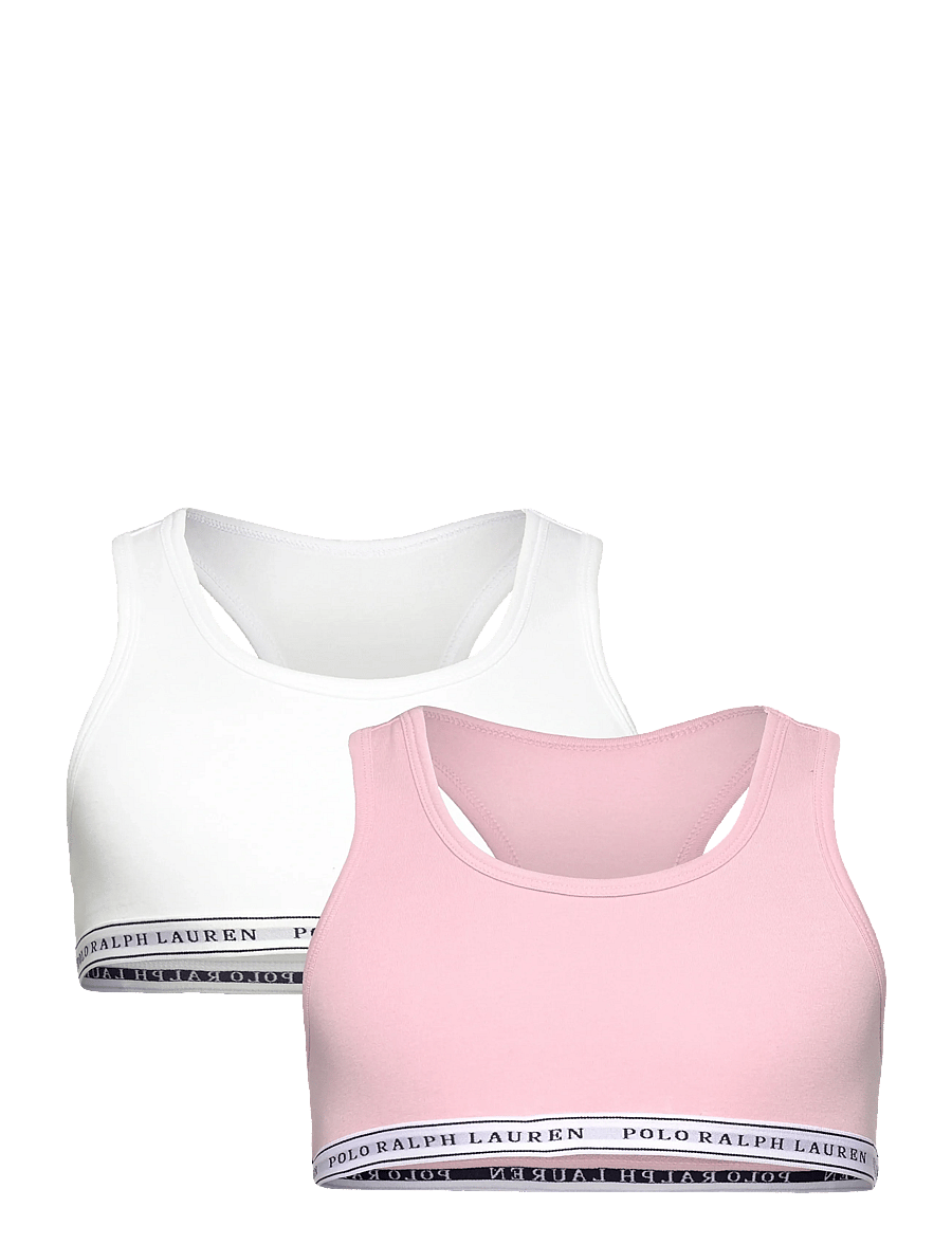 Ralph Lauren Kids - 2T-2PK BRALETTES - topi - white - 0