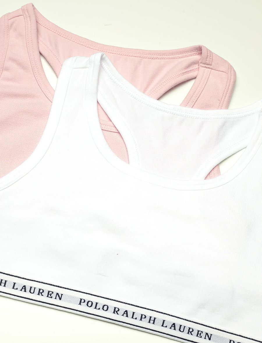 Ralph Lauren Kids - 2T-2PK BRALETTES - topi - white - 2