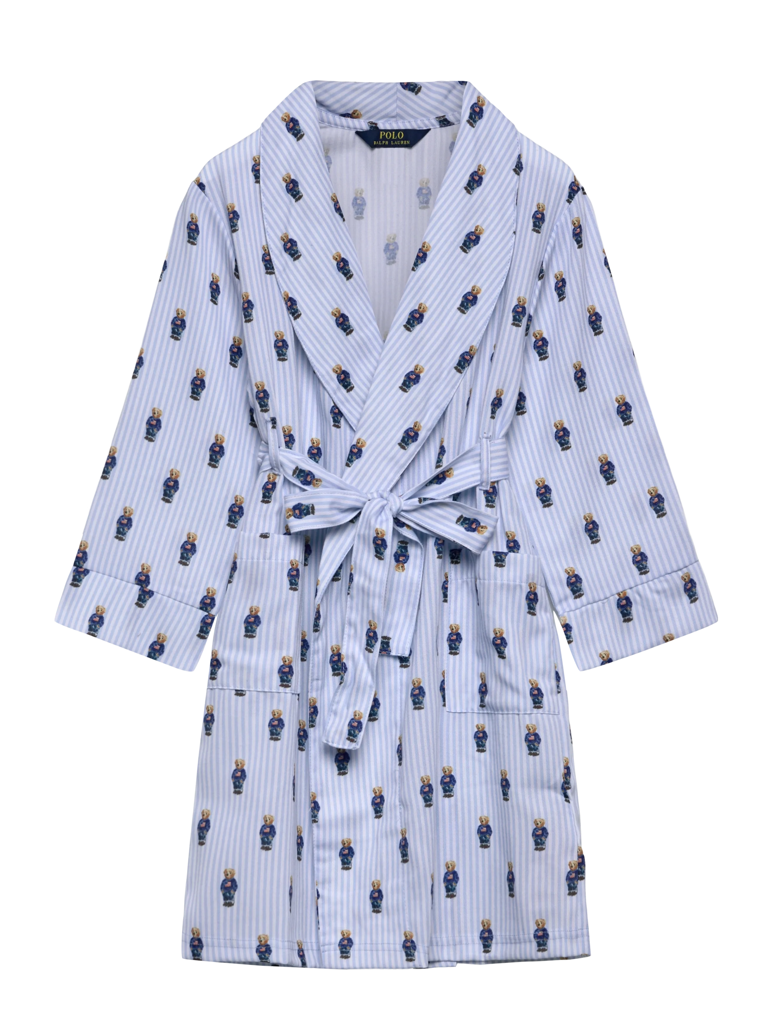 Ralph Lauren Kids Rln Bear Robe, 110/116, Night & Underwear, Blau - Bathrobes, Kinder
