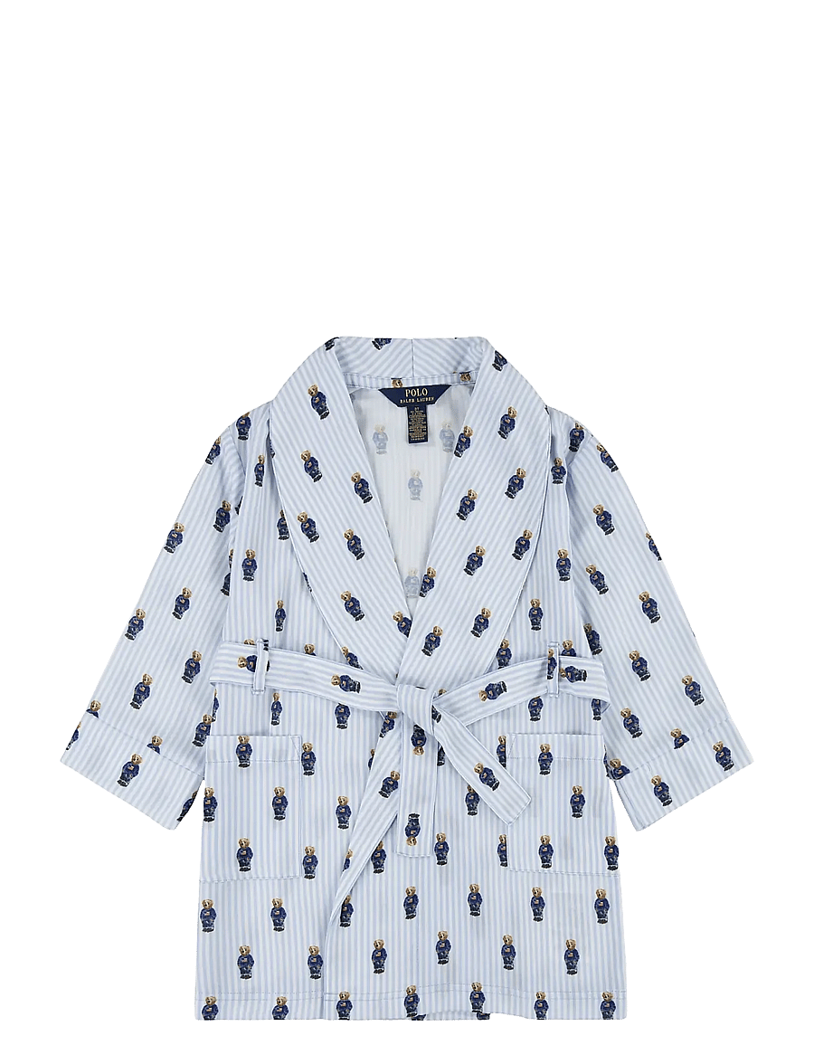 Ralph Lauren Kids - RLN BEAR ROBE - badekåber - blue - 0