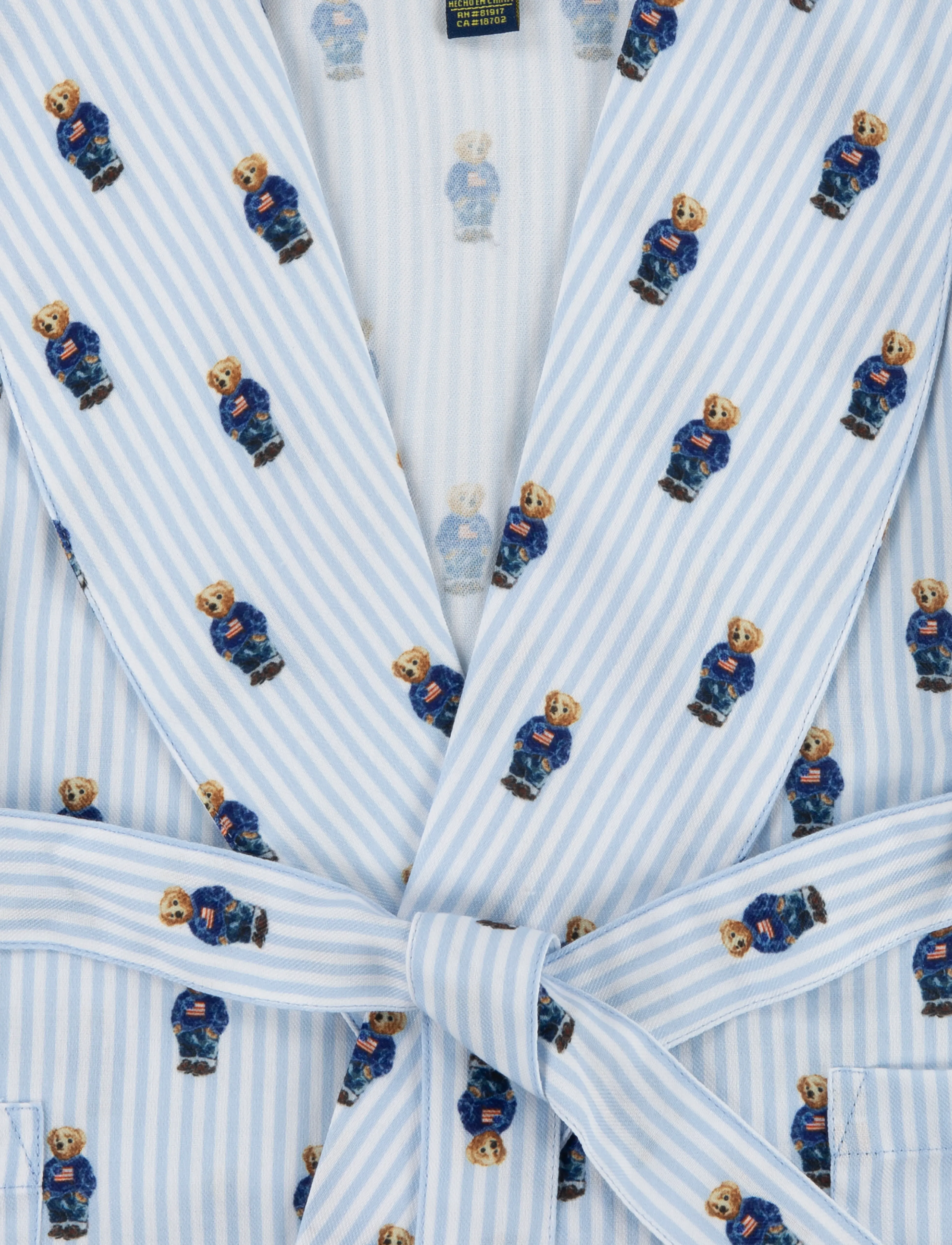 Ralph Lauren Kids - RLN BEAR ROBE - badekåber - blue - 2