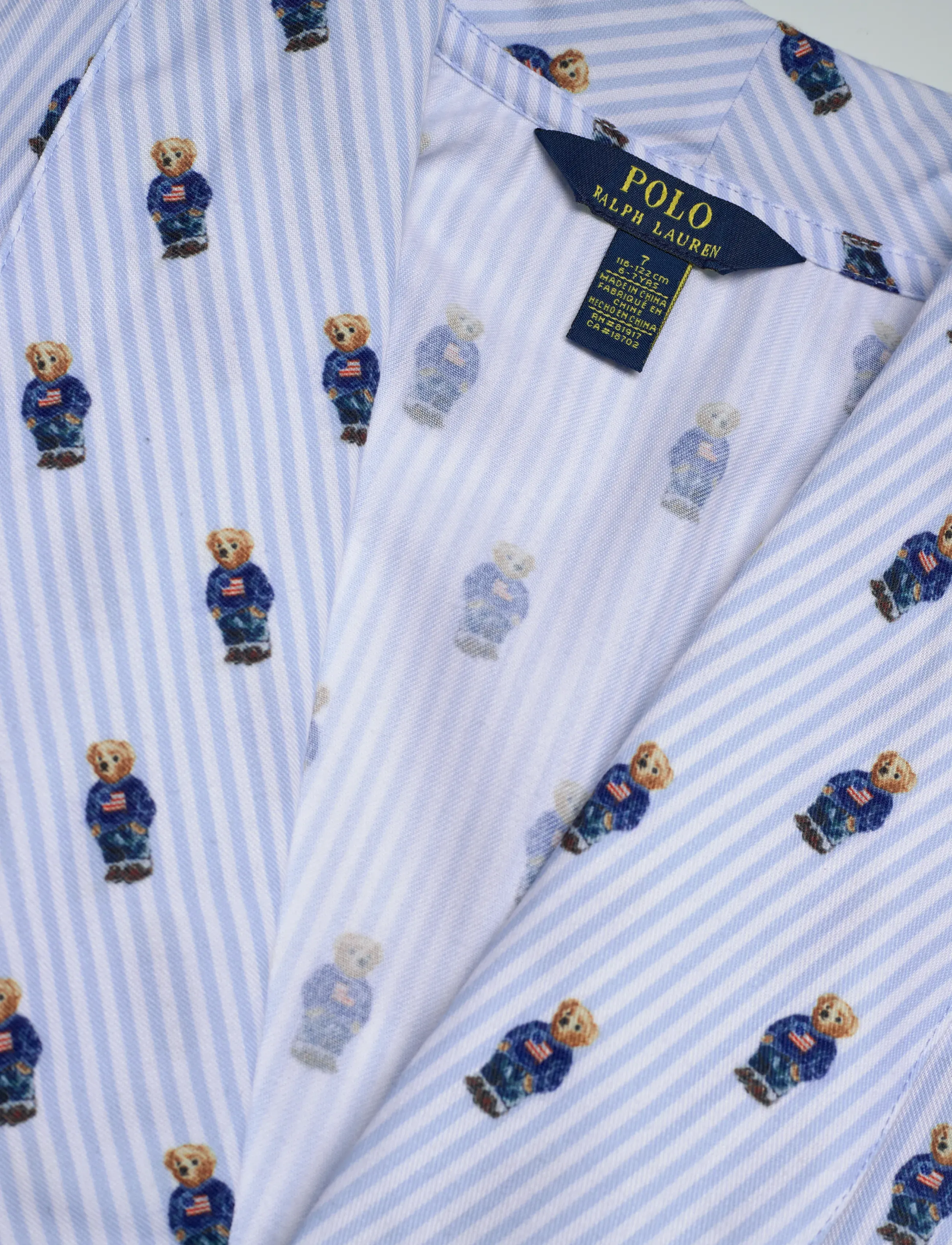 Ralph Lauren Kids - RLN BEAR ROBE - bademäntel - blue - 2