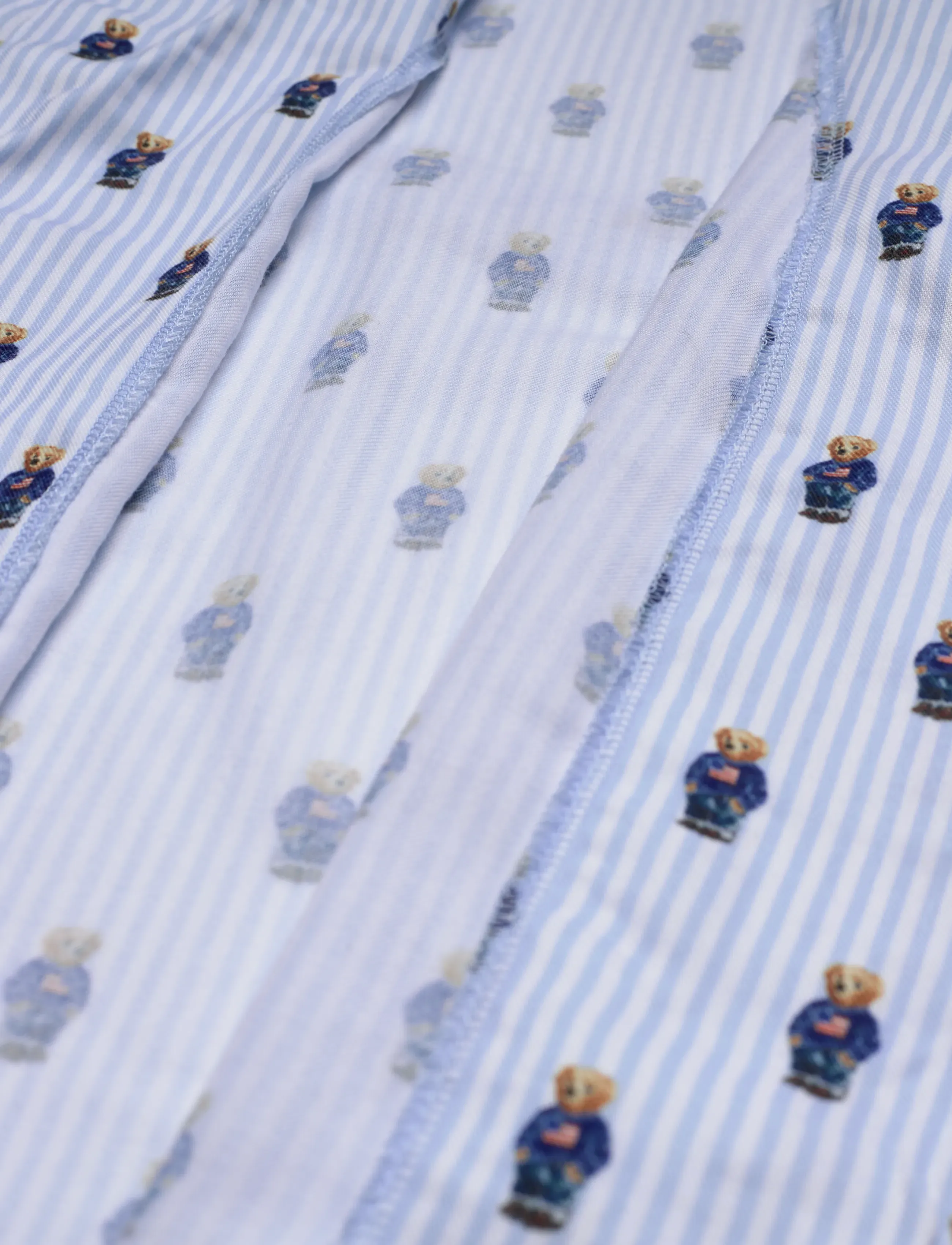 Ralph Lauren Kids - RLN BEAR ROBE - bademäntel - blue - 4