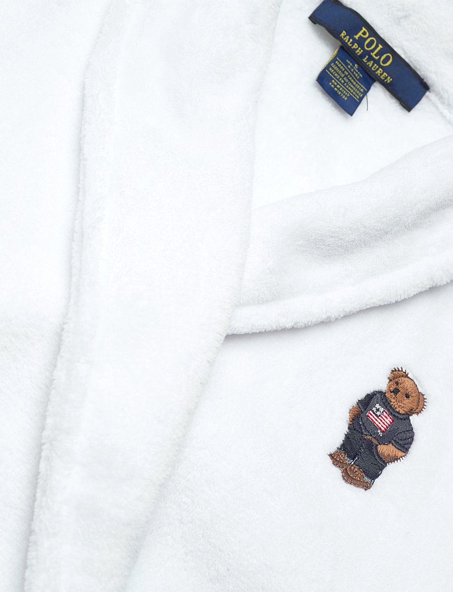 Ralph Lauren Kids - RB-ROBE - morgonrockar - white - 2