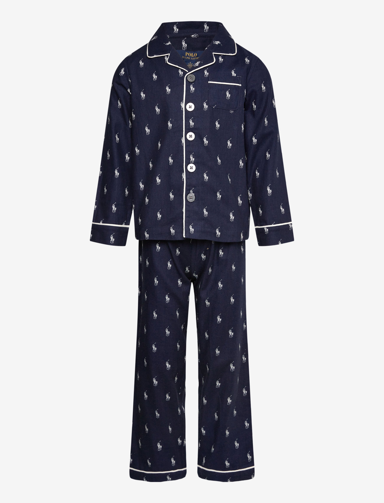 Ralph Lauren Kids - S6-SLEEPWEAR PANT SET - komplektid - newport navy - 0
