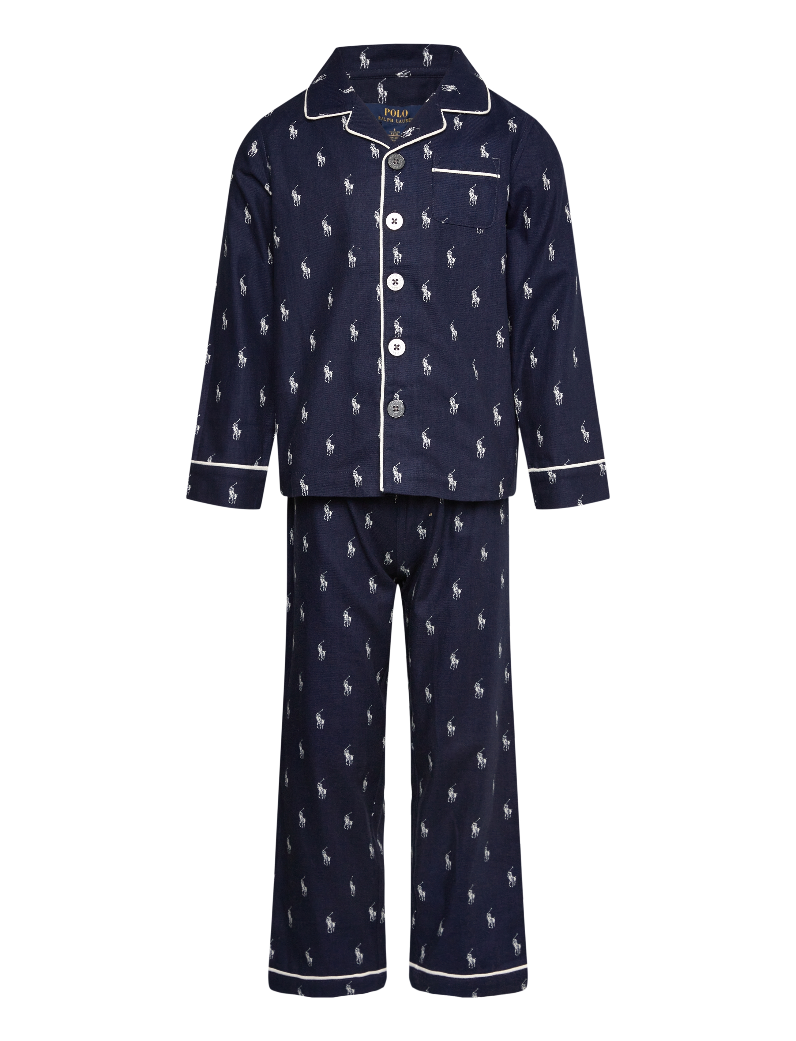 Ralph Lauren Kids S6-SLEEPWEAR PANT SET - Pyjamas - NEWPORT NAVY / navy
