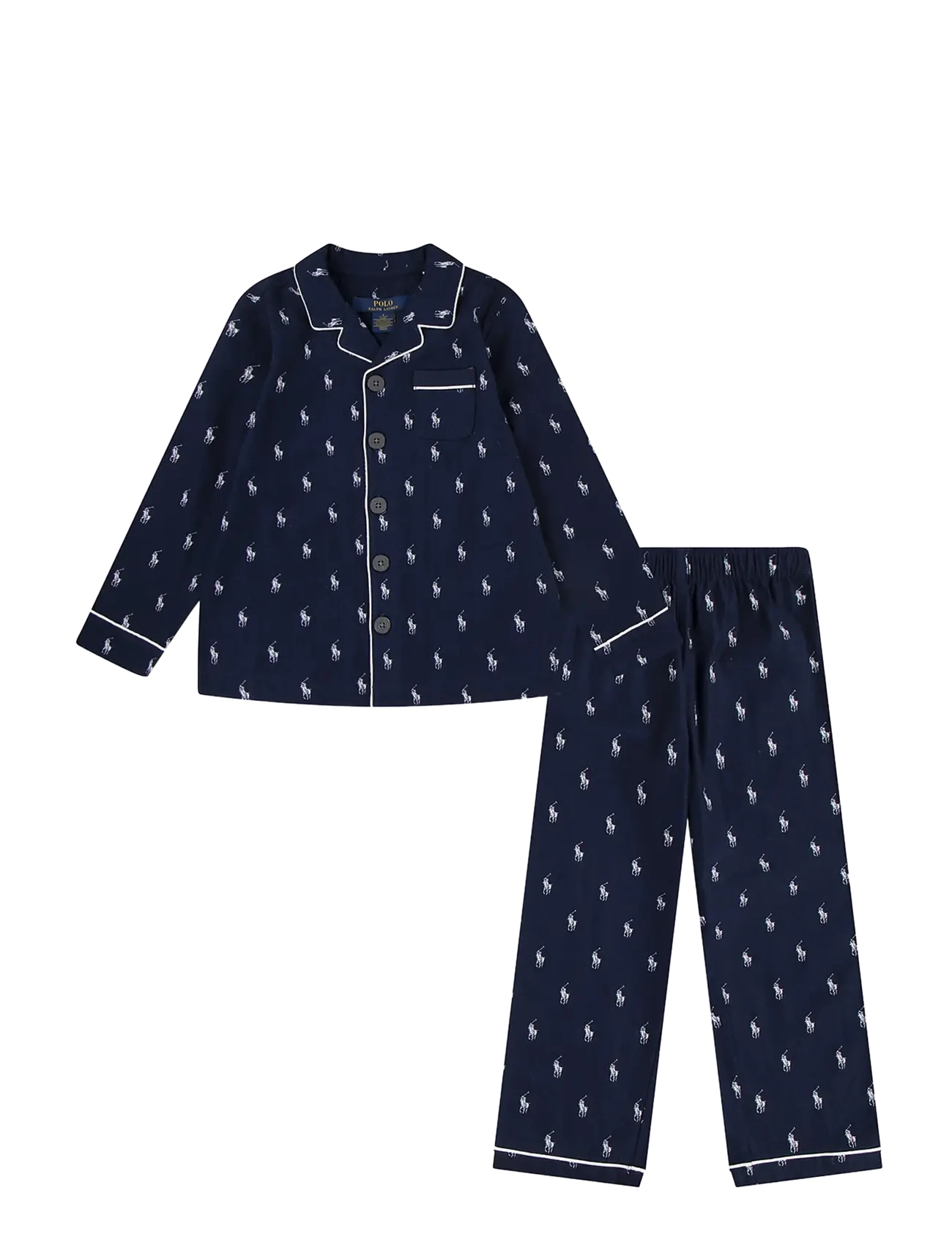 Ralph Lauren Kids S6-SLEEPWEAR PANT SET - Nachtwäsche - NEWPORT NAVY / navy