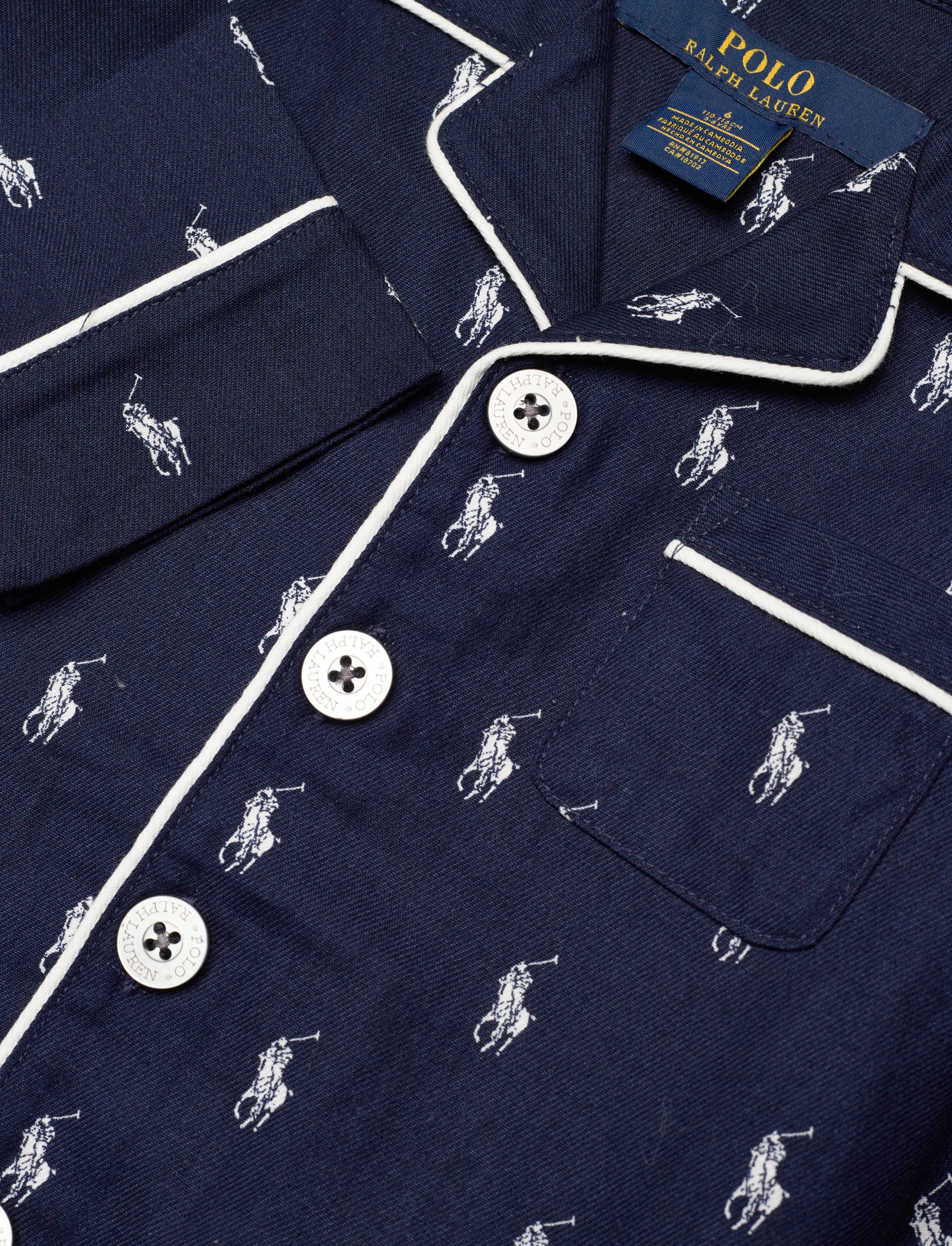 Ralph Lauren Kids - S6-SLEEPWEAR PANT SET - pyjama-sets - newport navy - 4