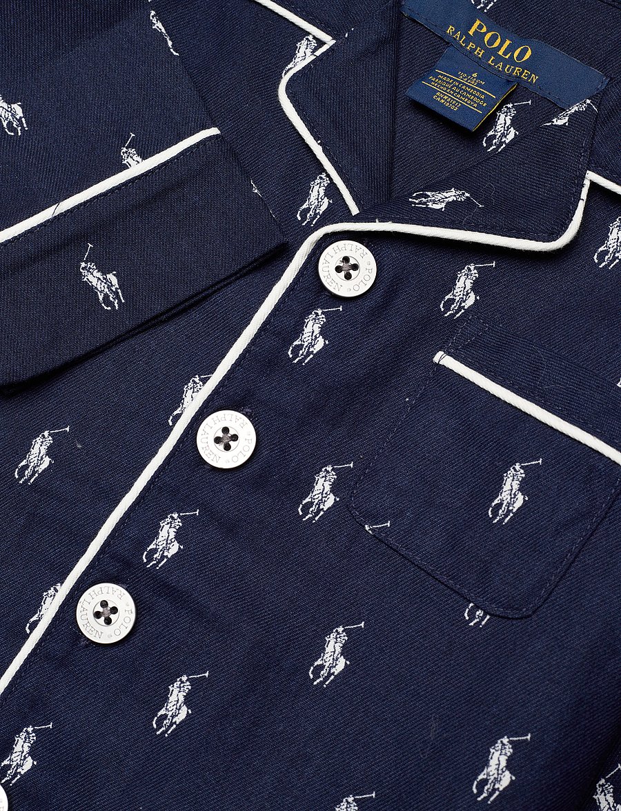 Ralph Lauren Kids - S6-SLEEPWEAR PANT SET - pyjamassæt - newport navy - 4