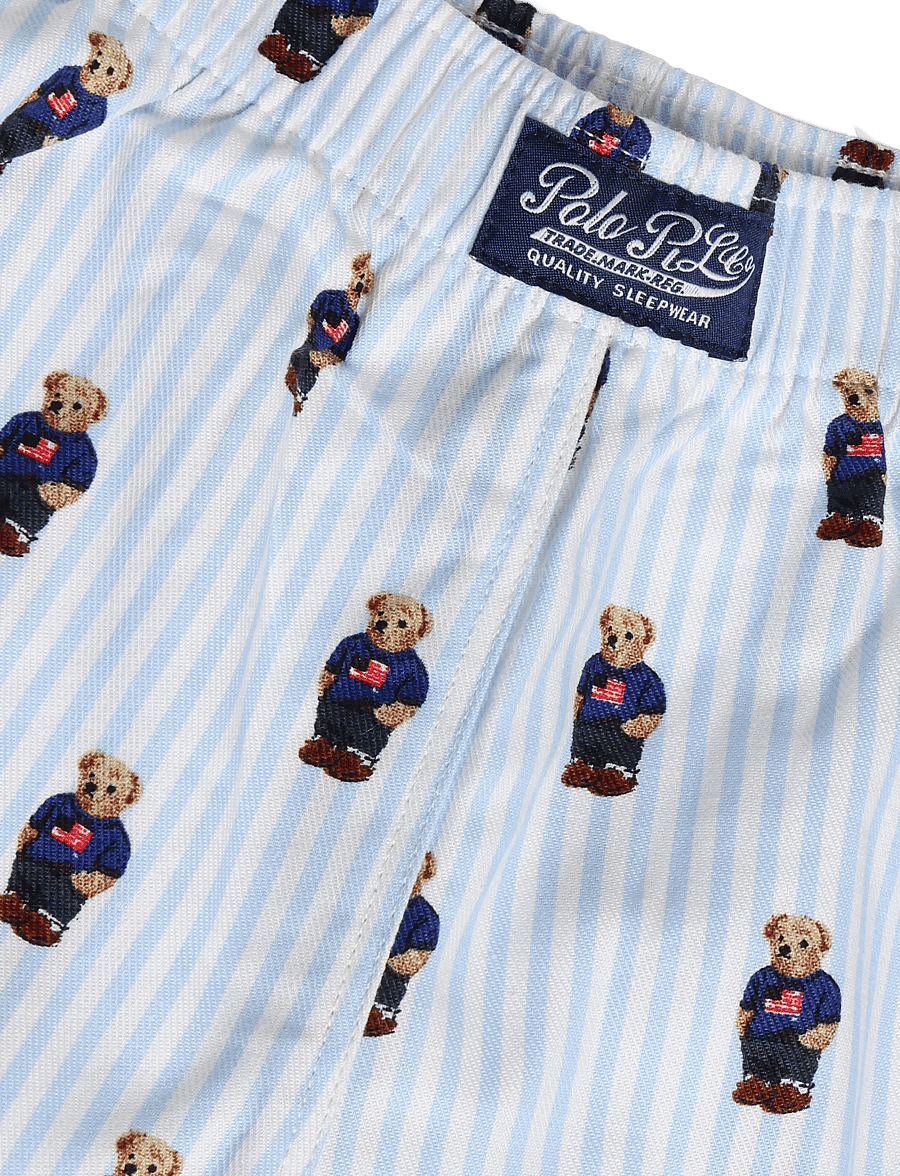 Ralph Lauren Kids - S5-SLEEPWEAR SHORT SET - pyjama-sets - white / elite blue - 4