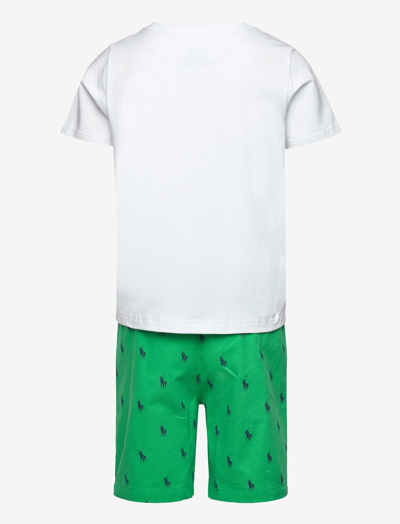Ralph Lauren Kids - RLB SS TEE AND SHORT SET CTN - pyjamasset - polo vineyard green - 1