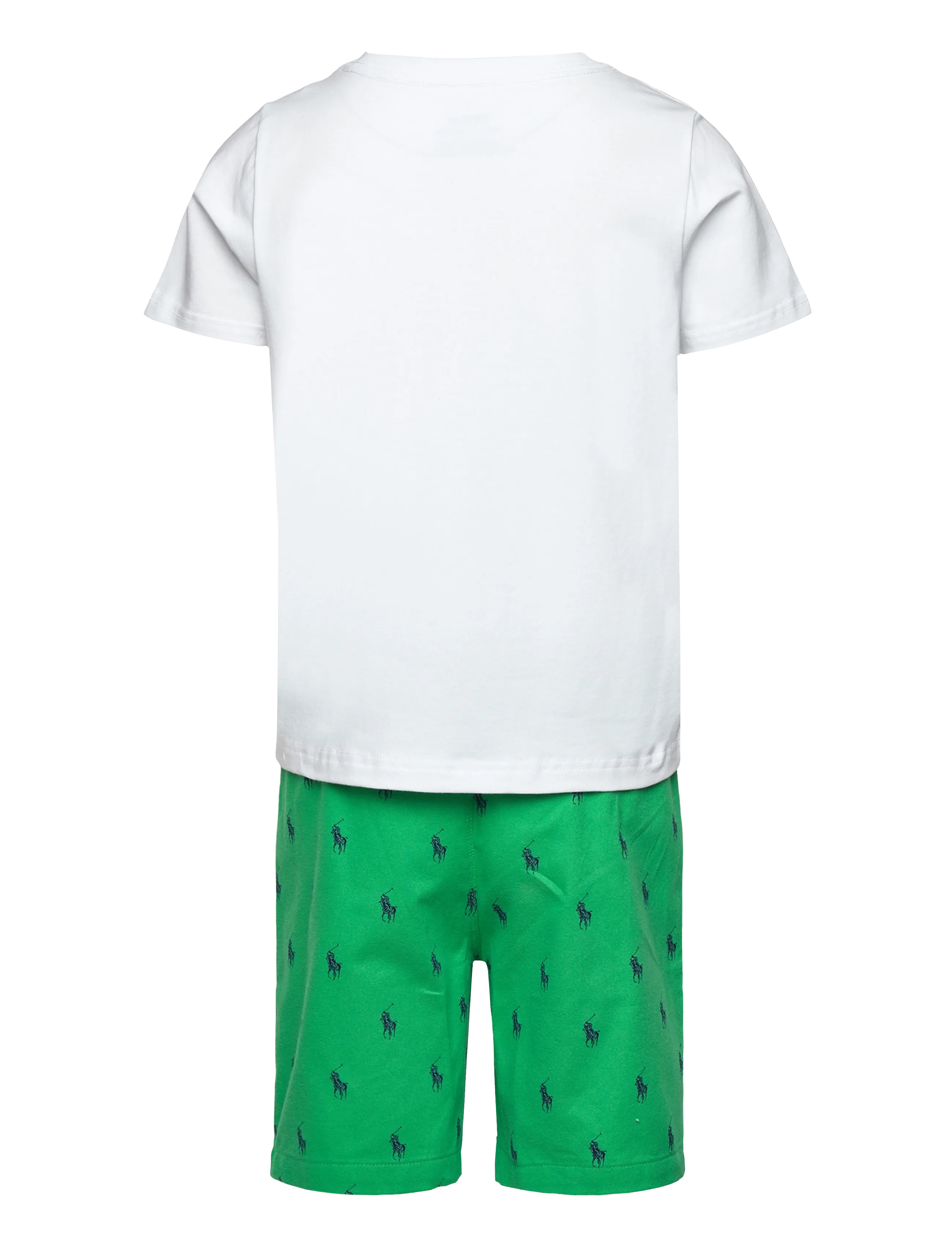 Ralph Lauren Kids - S5-SLEEPWEAR SHORT SET - pyjamasets - polo vineyard green - 1
