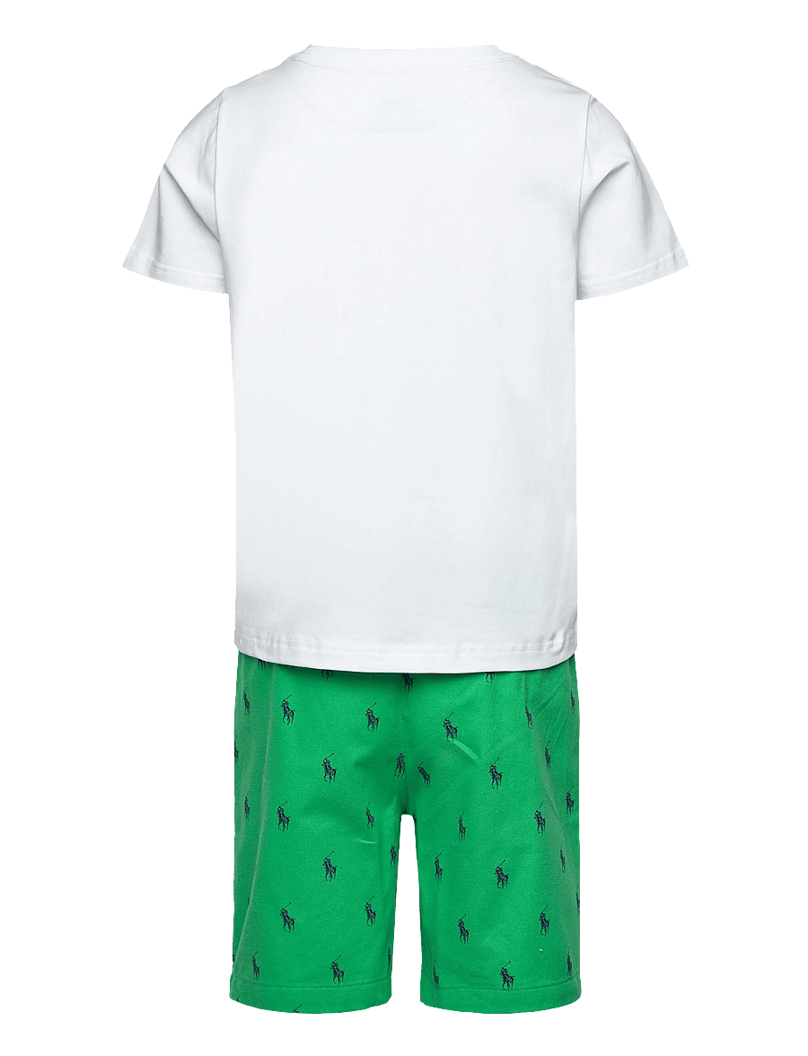 Ralph Lauren Kids - S5-SLEEPWEAR SHORT SET - sett - polo vineyard green - 1