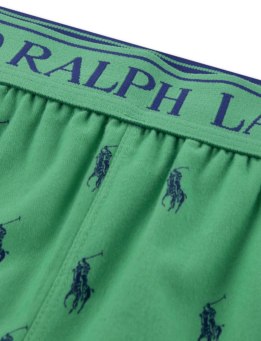 Ralph Lauren Kids - RLB SS TEE AND SHORT SET CTN - pyjama-sets - polo vineyard green - 4