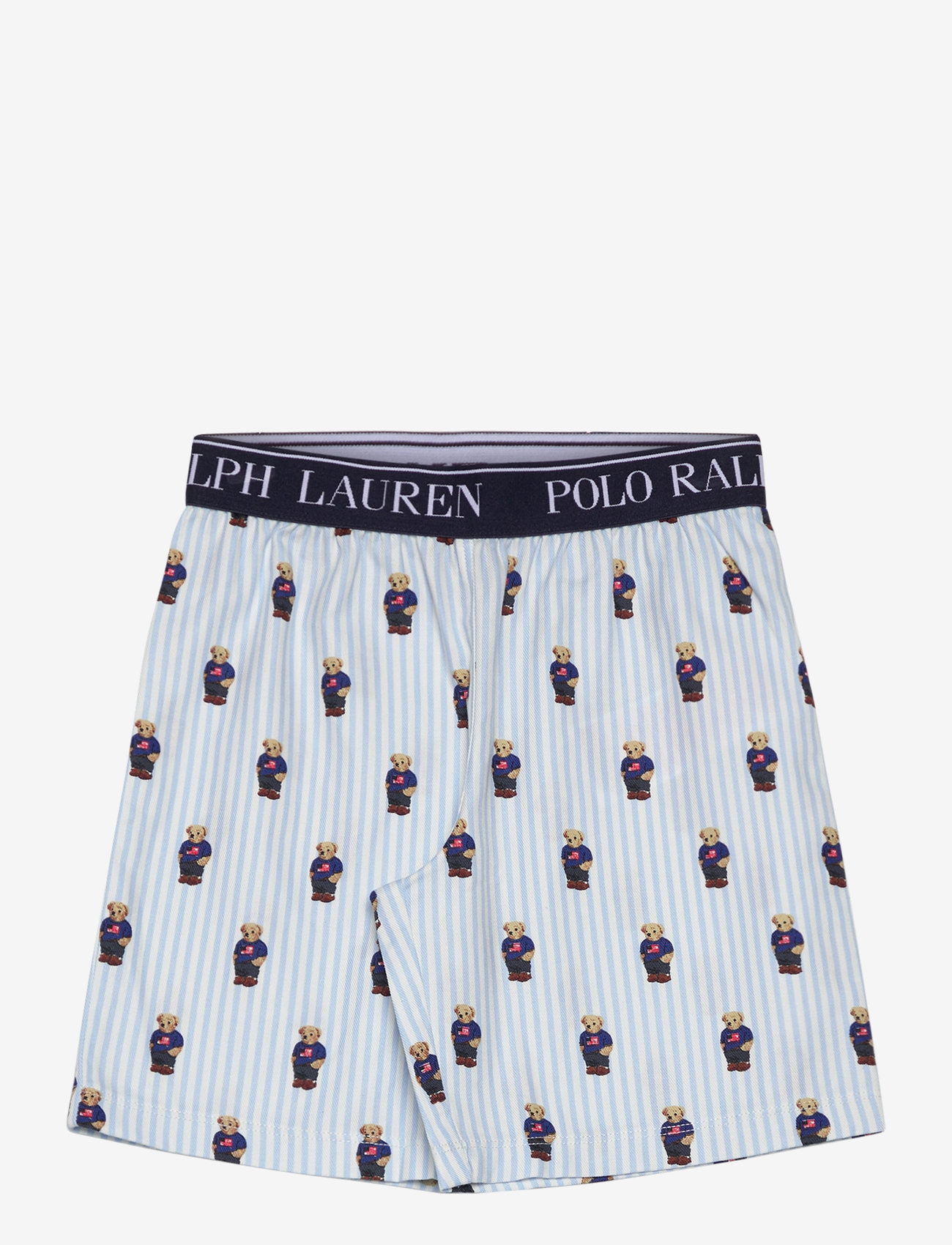 Ralph Lauren Kids - S5-SLEEPWEAR SHORT SET - lühikeste varrukatega t-särkide komplektid - white / elite blue - 2