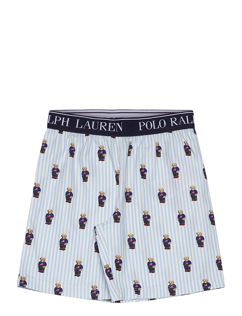 Ralph Lauren Kids - S5-SLEEPWEAR SHORT SET - lühikeste varrukatega t-särkide komplektid - white / elite blue - 2