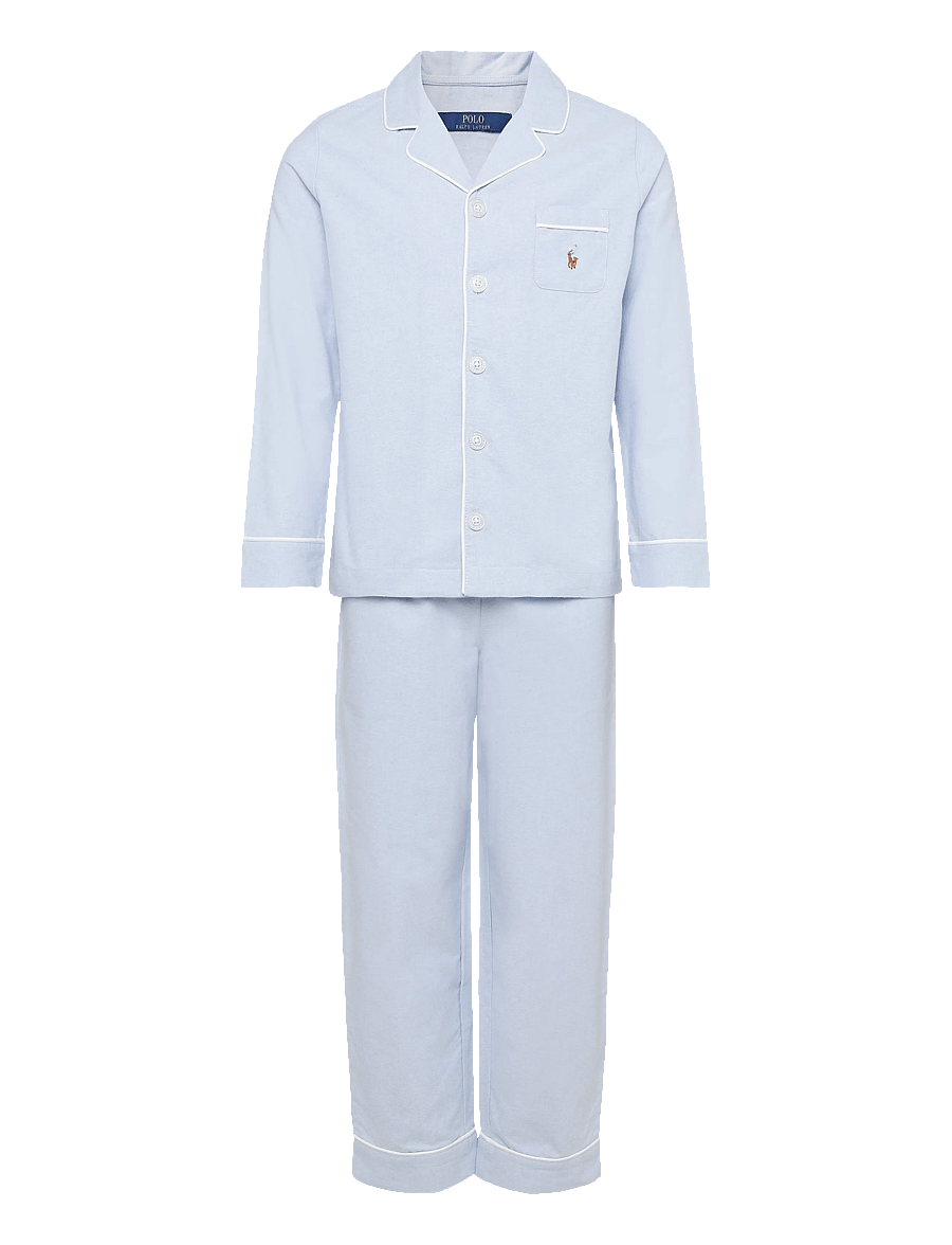 Ralph Lauren Kids - S6-SLEEPWEAR PANT SET - pyjamassæt - polo blue hyacinth - 0