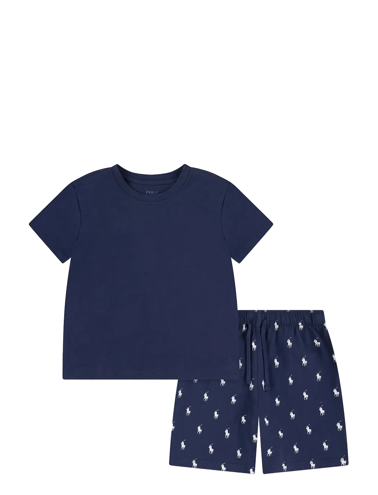 Ralph Lauren Kids S5-SLEEPWEAR SHORT SET - Kleidung - BLUE / navy