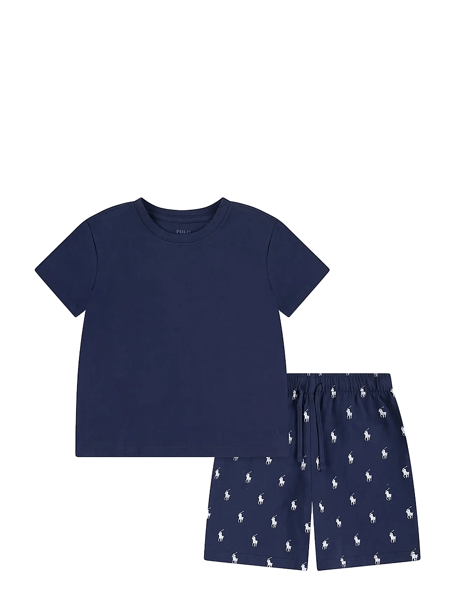 Ralph Lauren Kids - S5-SLEEPWEAR SHORT SET - blue - 0