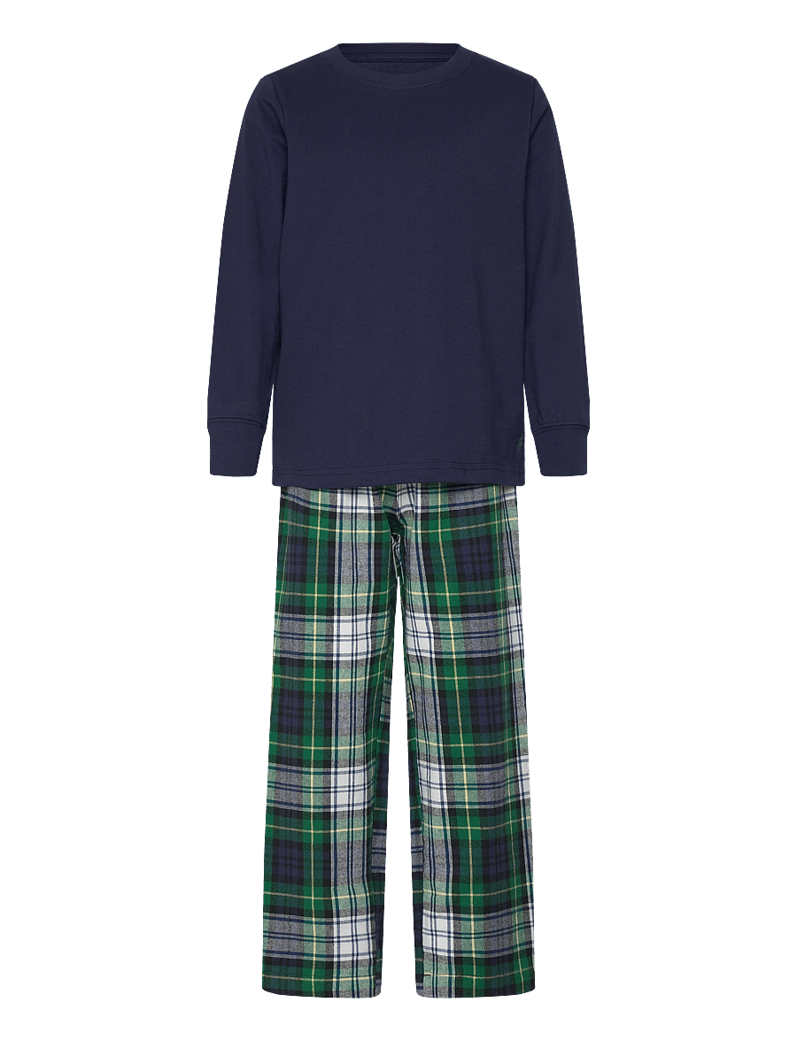 Ralph Lauren Kids - S6-SLEEPWEAR PANT SET - pyjama-sets - white gordon plaid - 0
