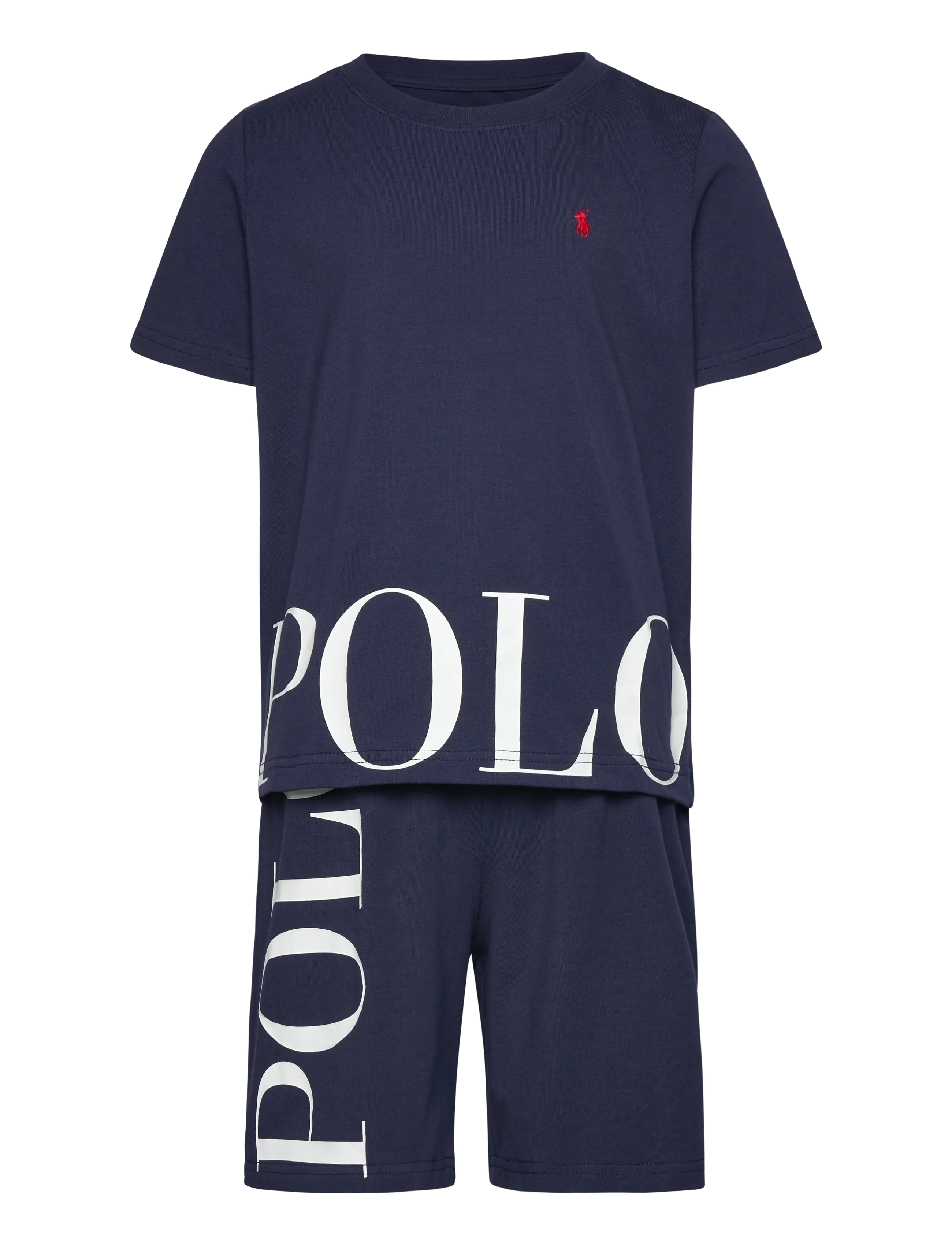 Ralph Lauren Kids RLB SS TEE/SHORT MULTI POLO SE - Laatste wijziging - NEWPORT NAVY / navy