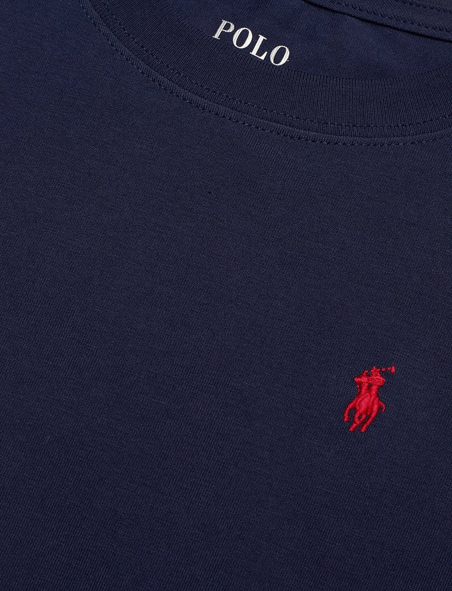 Ralph Lauren Kids - L4-LOUNGE SHORT SET - komplektid lühikeste varrukatega t-särgiga - newport navy - 4