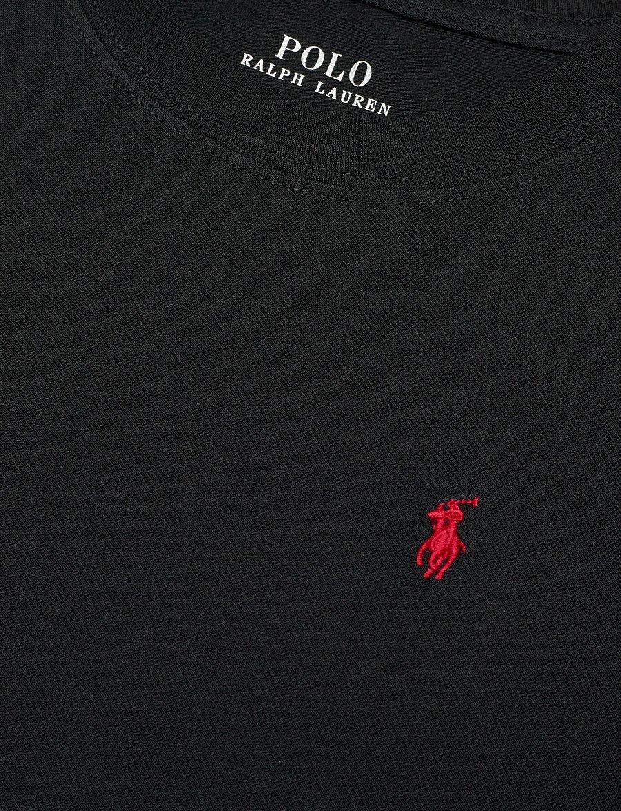 Ralph Lauren Kids - L4-LOUNGE SHORT SET - sæt med kortærmet t-shirt - polo black - 4