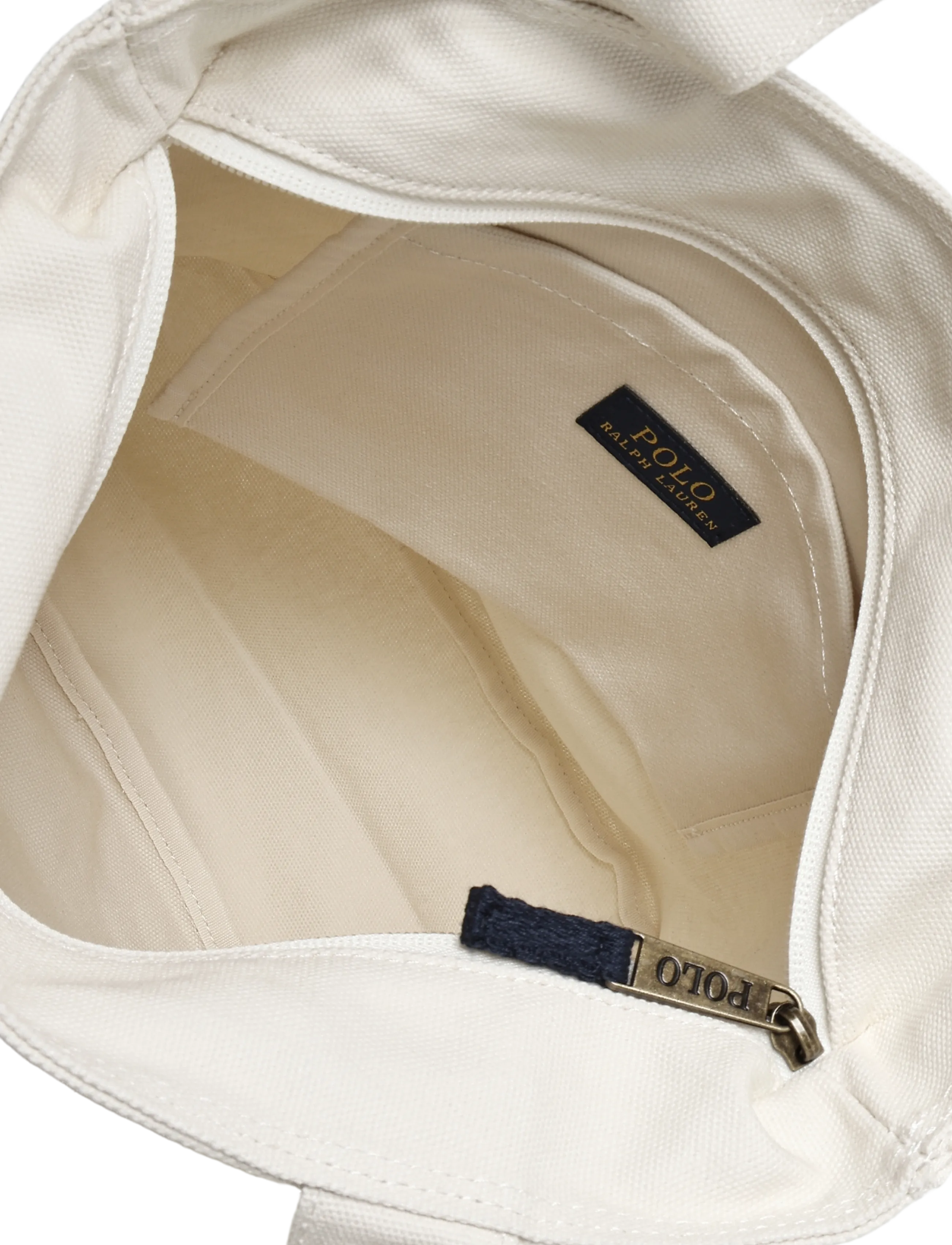 Ralph Lauren Kids - TD-TOTE BAG - totes & small bags - natural canvas w/  navy - 3