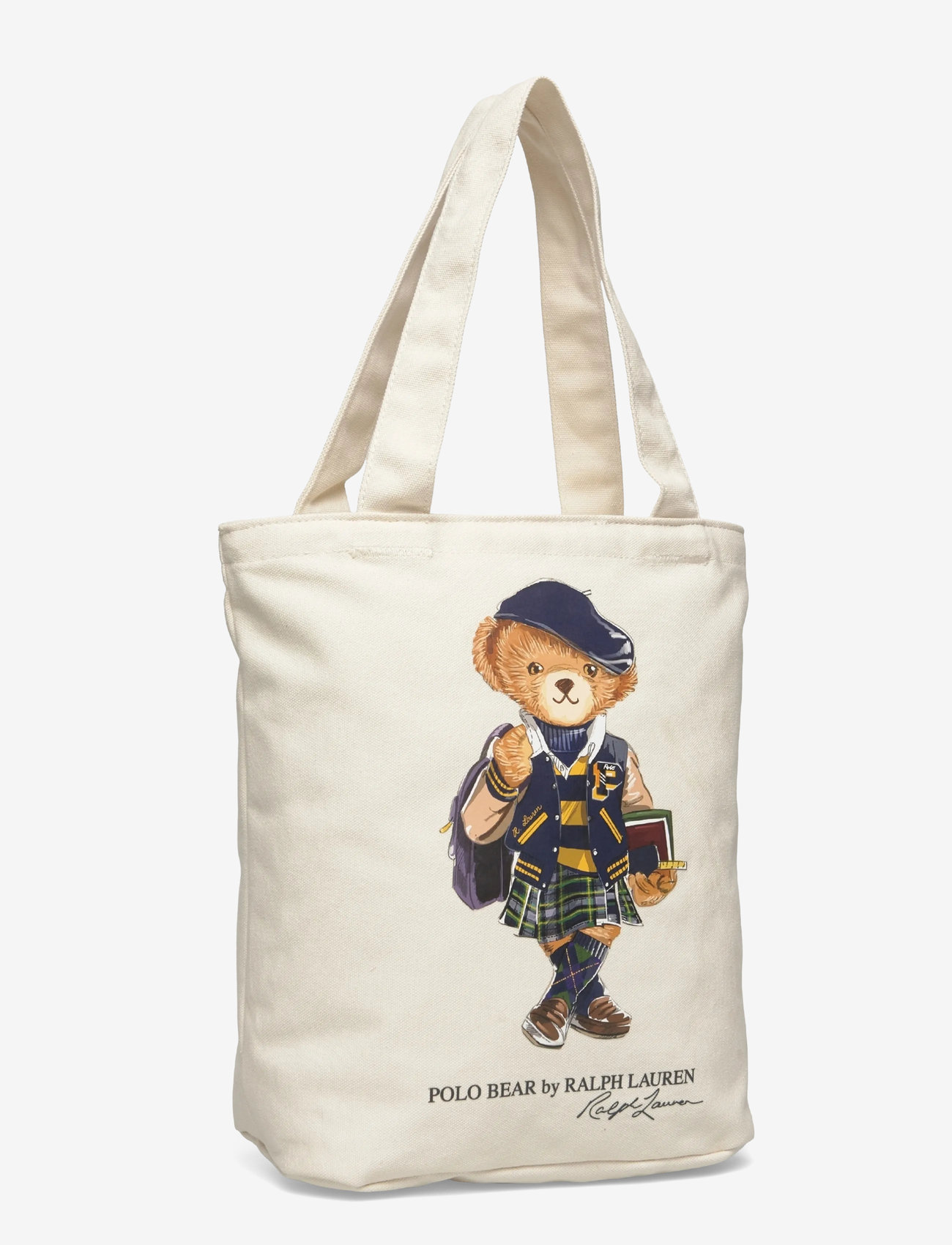 Ralph Lauren Kids - TD-TOTE BAG - tragetaschen & kleine taschen - natural canvas w/ purple - 2