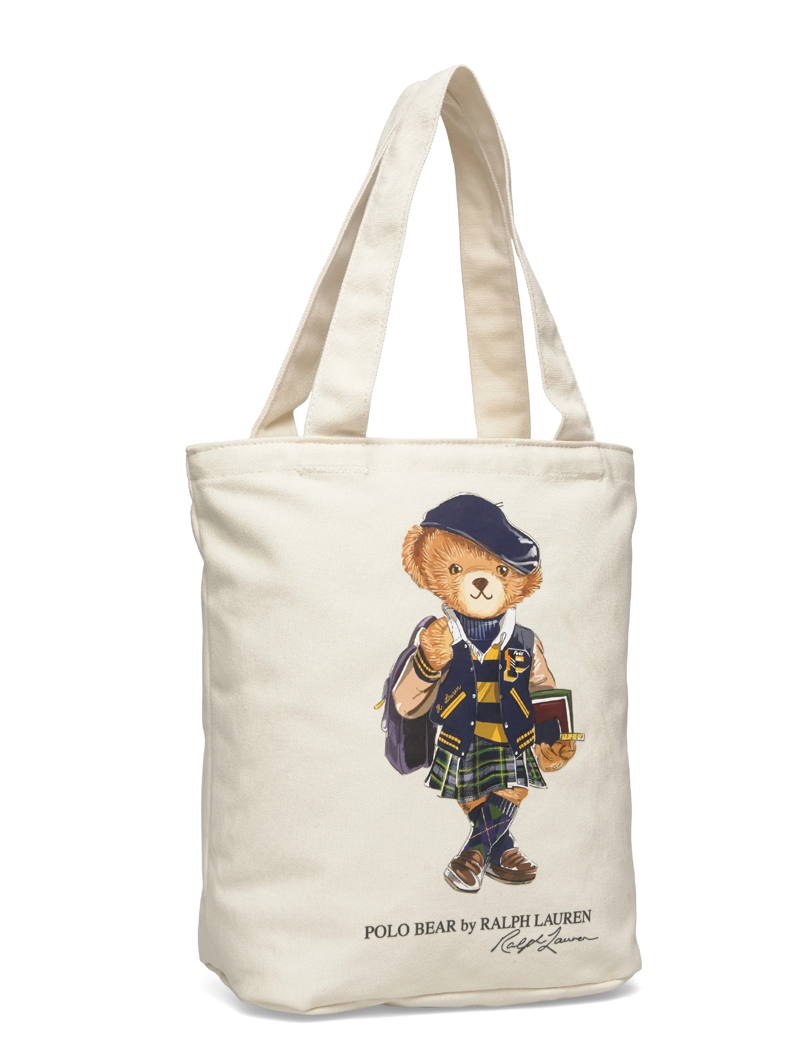 Ralph Lauren Kids - TD-TOTE BAG - tragetaschen & kleine taschen - natural canvas w/ purple - 2
