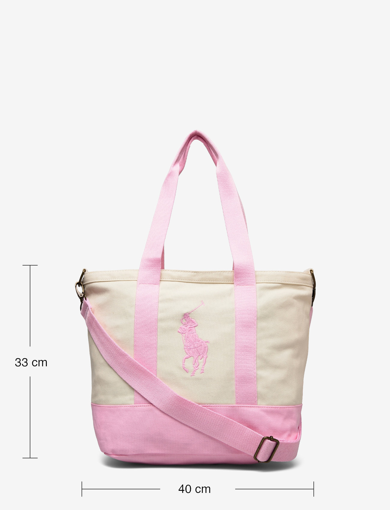 Ralph Lauren Kids - TD-TOTE BAG - totes & small bags - white / carmel pink - 5
