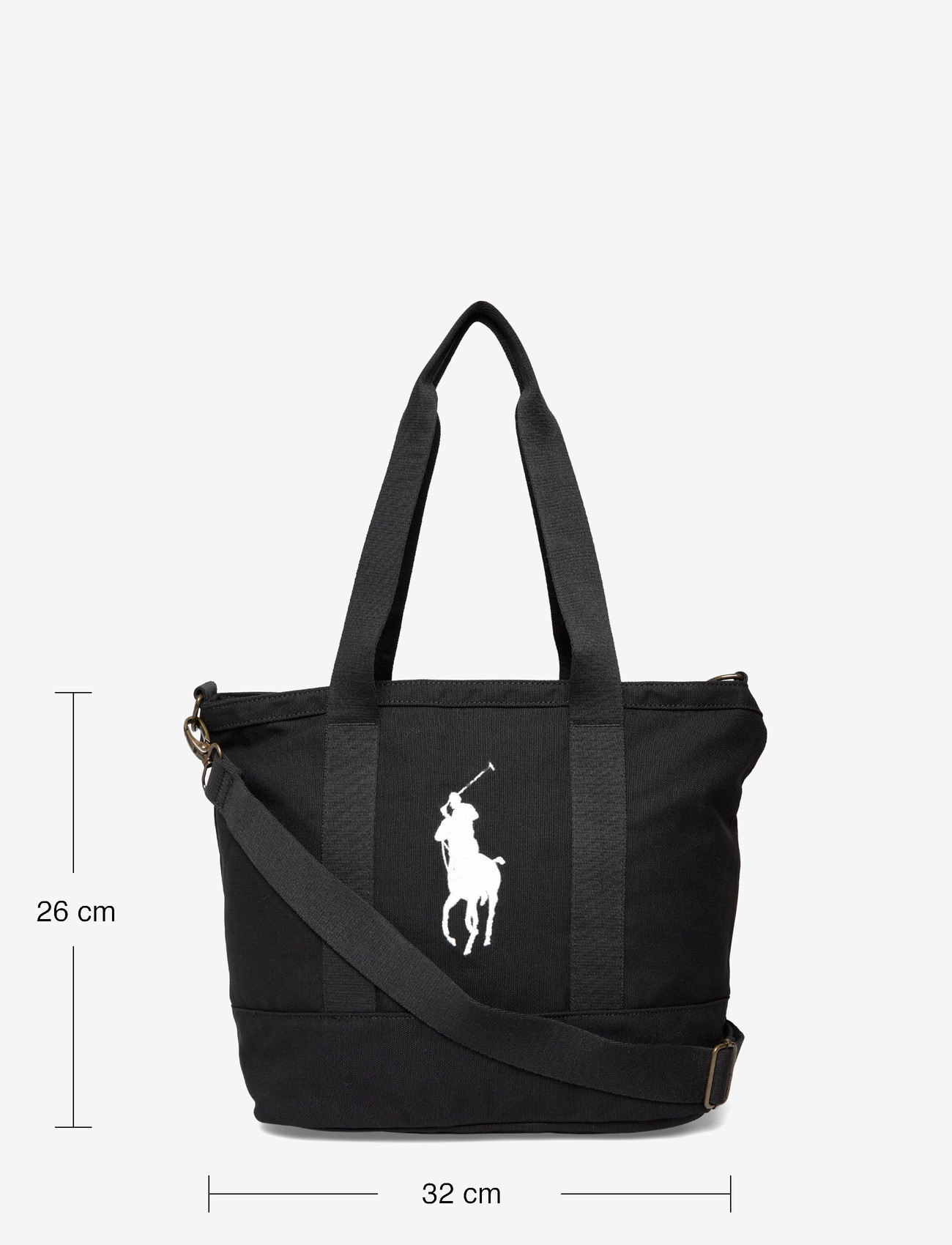 Ralph Lauren Kids - TD-TOTE BAG - tygpåsar & små väskor - white/polo black - 3