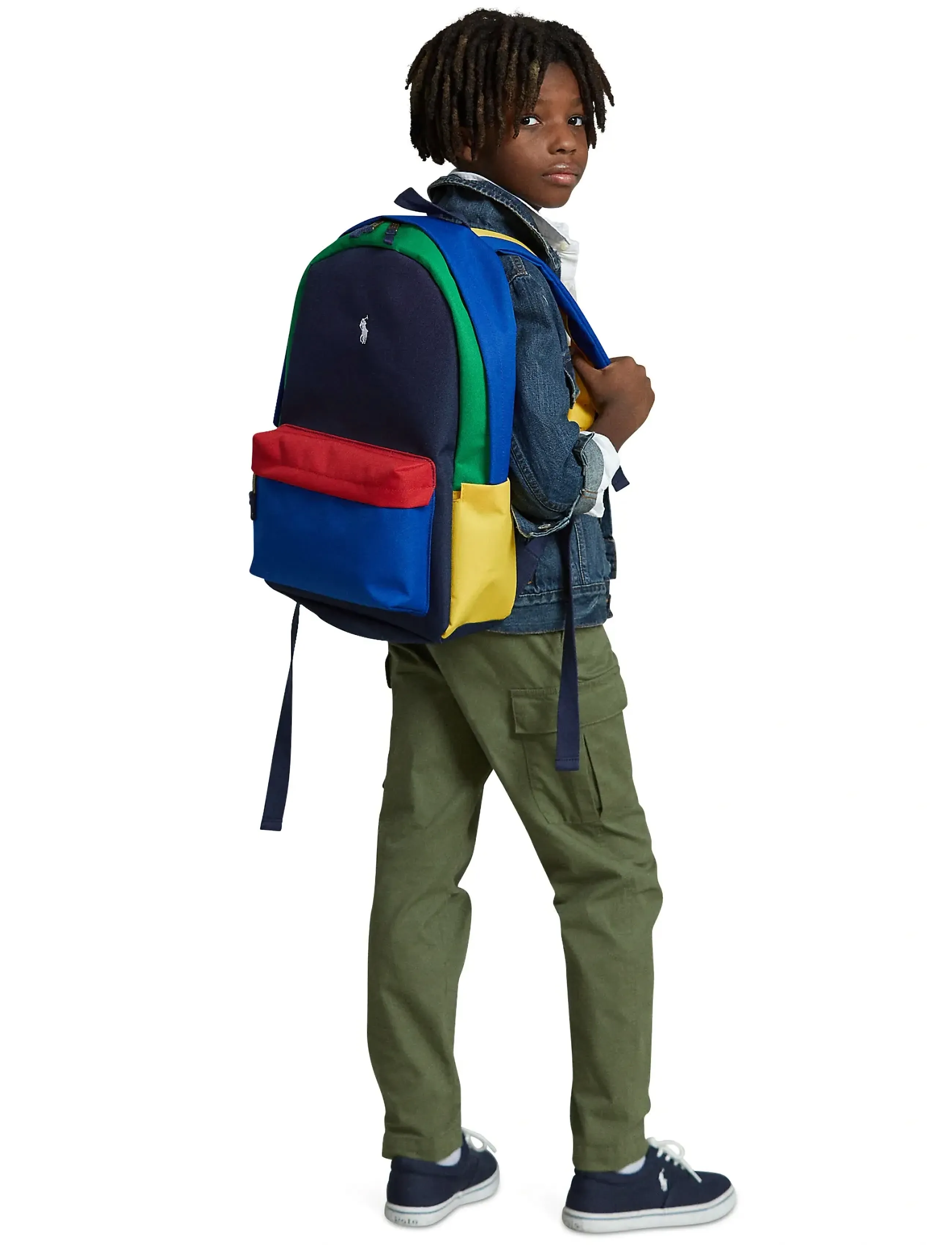 Ralph Lauren Kids Bg-Bags, Børn, Skoletaske, Multi/mønstret, Str: 18 L