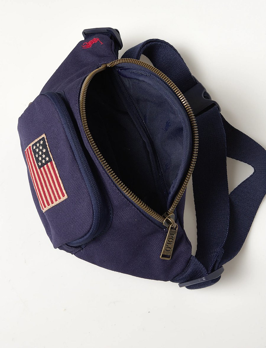 Ralph Lauren Kids - CB-CROSSBODY BAG - tygpåsar & små väskor - newport navy - 5